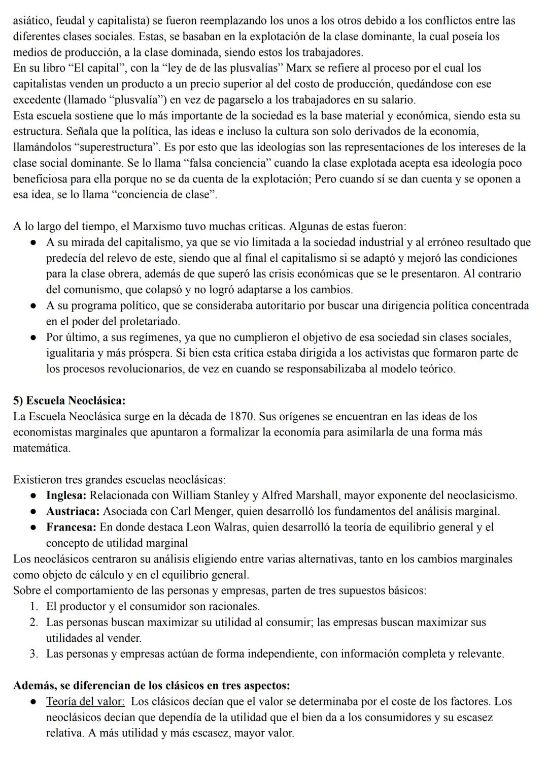 1) Escuela Mercantilista:
Trabajo practico Economía Política
La evolución del pensamiento económico
Se desarrolló entre el siglo XVI y princ