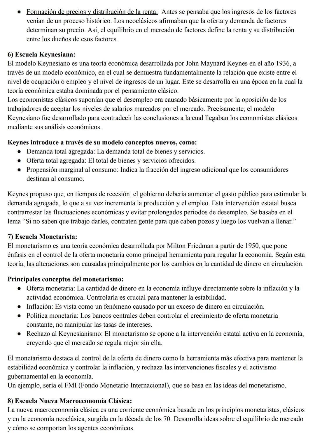 1) Escuela Mercantilista:
Trabajo practico Economía Política
La evolución del pensamiento económico
Se desarrolló entre el siglo XVI y princ