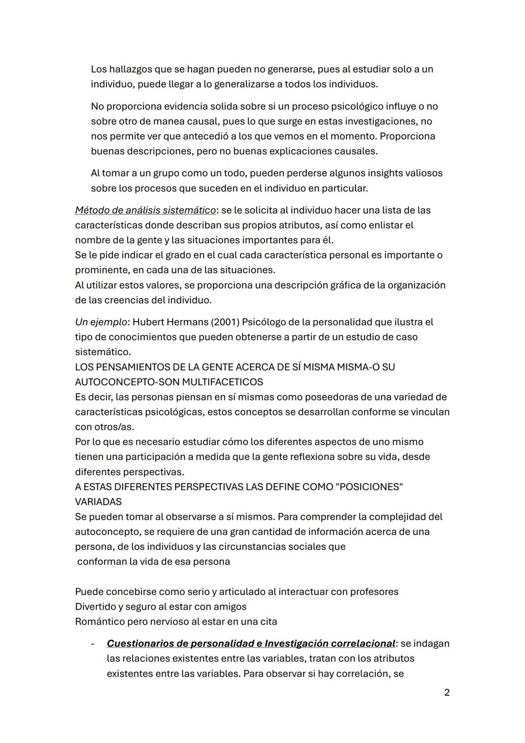 UNIDAD 1:
Cervone y pervin. Personalidad: teorías e investigación. Capitulo 1y 2.
Maneras de estudiar la personalidad: comparten las metas,