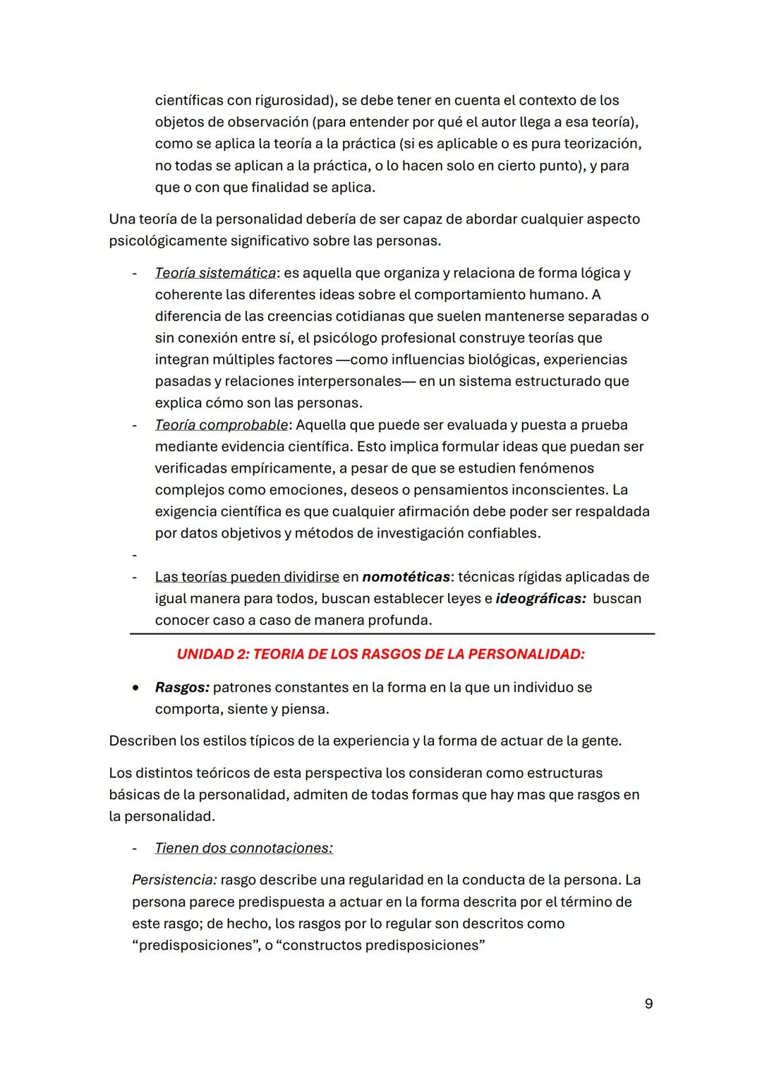 UNIDAD 1:
Cervone y pervin. Personalidad: teorías e investigación. Capitulo 1y 2.
Maneras de estudiar la personalidad: comparten las metas,