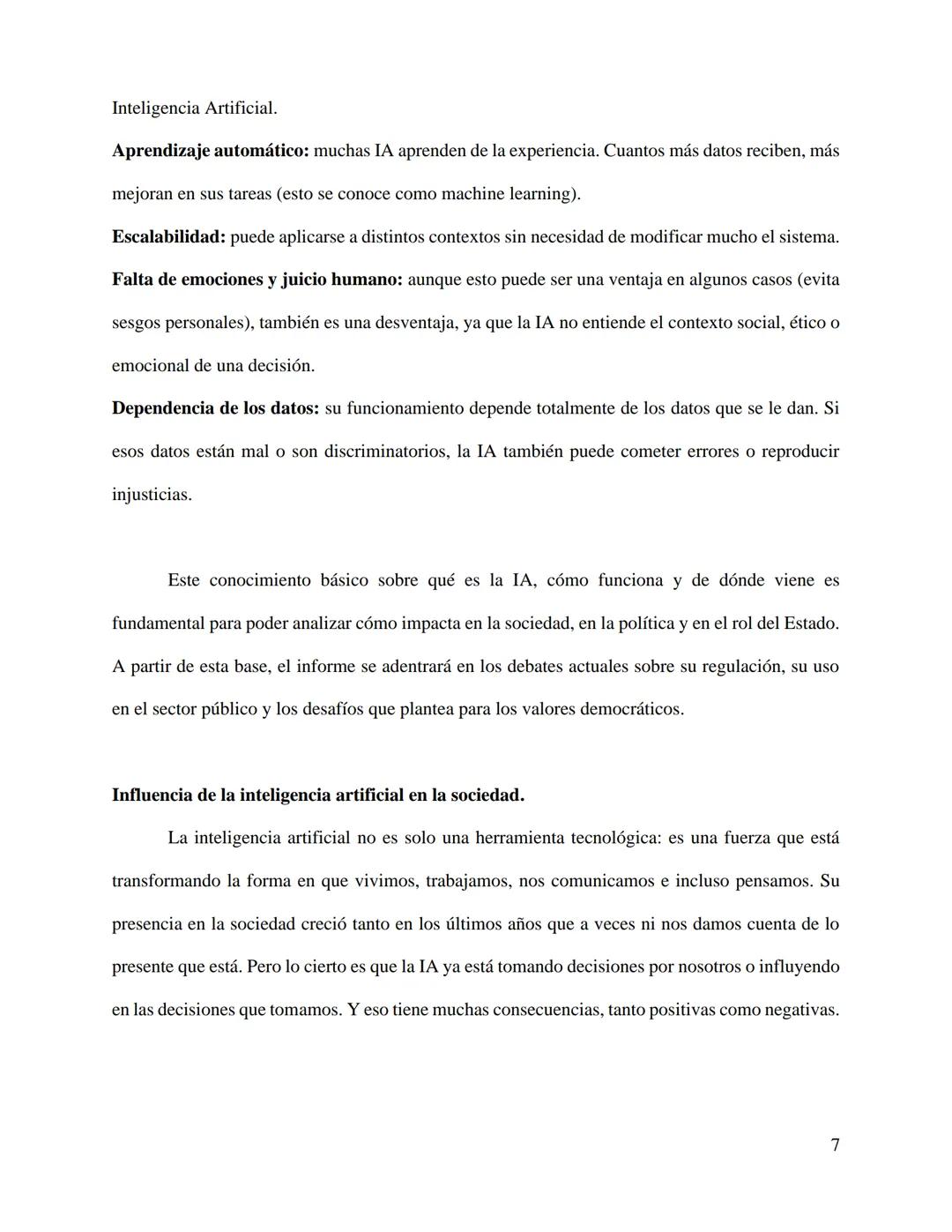 Inteligencia Artificial.
Inteligencia Artificial y Estado de Derecho.
Palacios Jazmín, Rodriguez Sofía, Torres Thomas, Rivarola Lautaro.