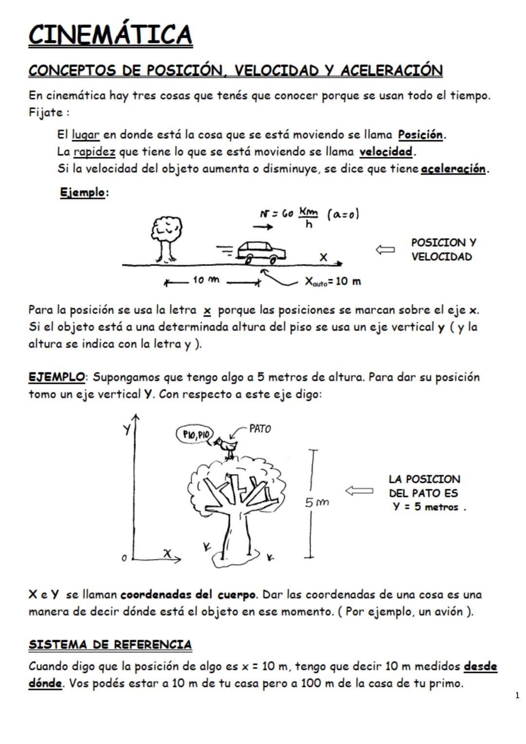 MRU movimiento rectilíneo uniforme