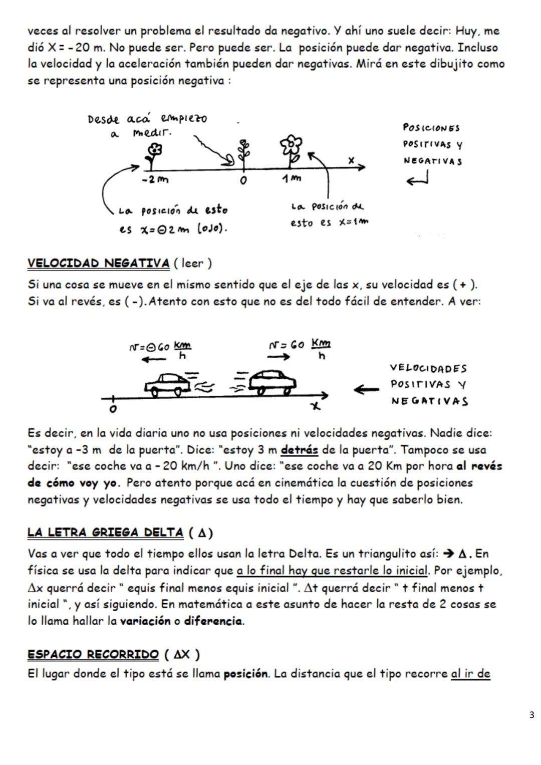 # CINEMÁTICA
## CONCEPTOS DE POSICIÓN, VELOCIDAD Y ACELERACIÓN
En cinemática hay tres cosas que tenés que conocer porque se usan todo el t