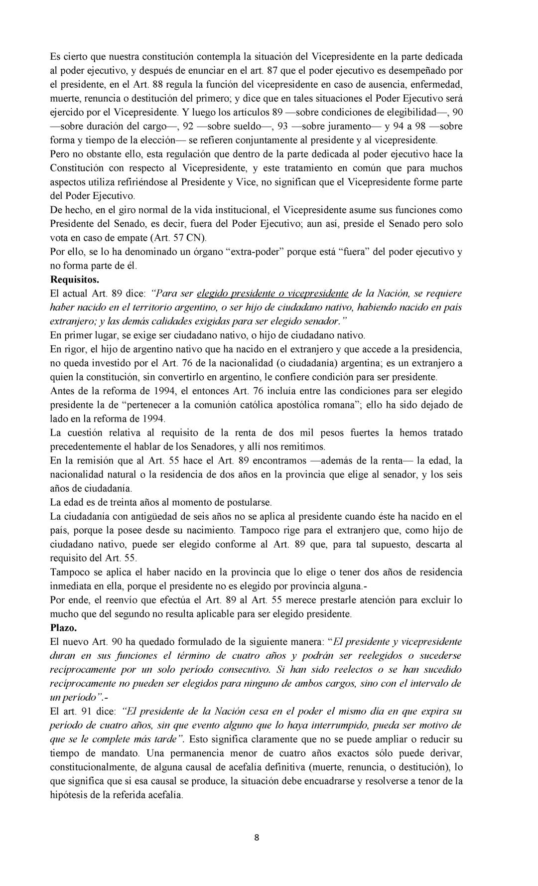 DERECHO CONSTITUCIONAL Y DERECHO ADMINISTRATIVO:
Se deja expresa constancia de que este resumen es meramente ilustrativo y se
confecciona a