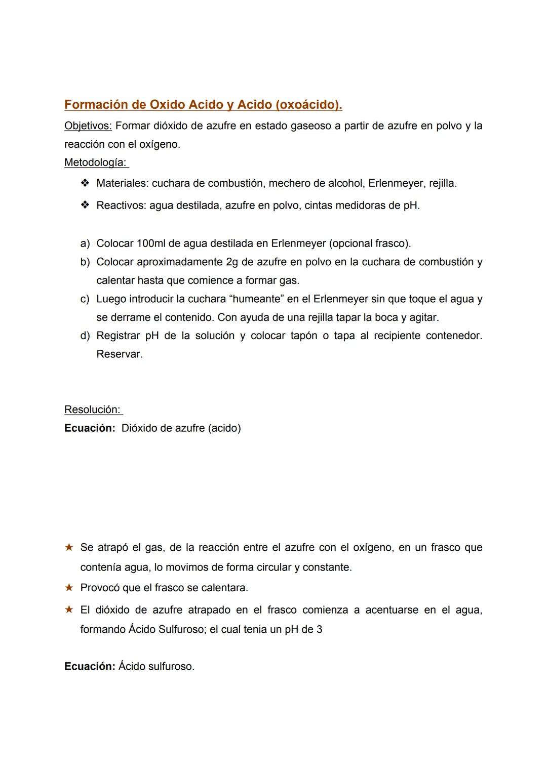 # Compuestos Inorgánicos
Actividad de laboratorio
Índice
Compuestos Inorgánicos 0
Reacciones en el Laboratorio 2 Formación de Óxidos bási