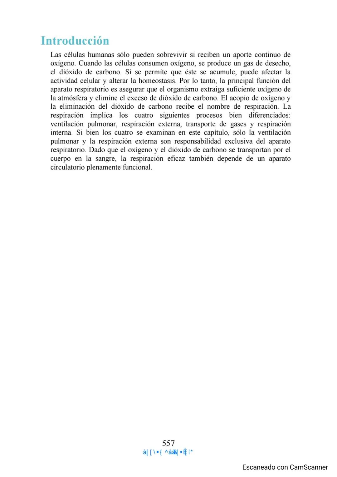 Capítulo 11
Aparato respiratorio
Anthony Wheeldon
Ponga a prueba sus conocimientos previos
• Enumere cinco estructuras principales de las ví