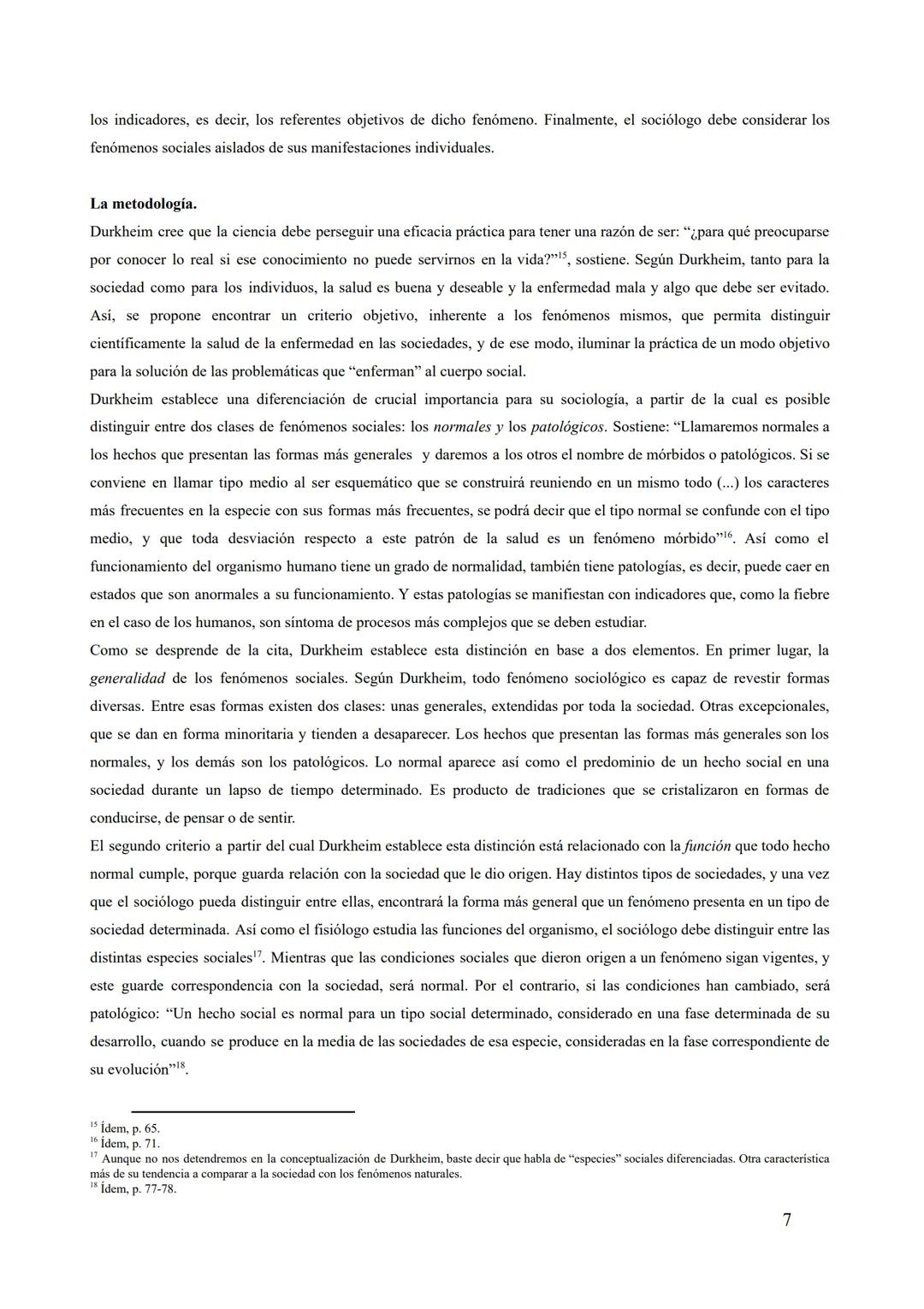 EL PENSAMIENTO DE ÉMILE DURKHEIM
Mariano Andrade y Rocio Otero.
I- CONTEXTO HISTÓRICO, ASPECTOS BIOGRÁFICOS Y ANTECEDENTES FILOSÓFICOS DEL
P