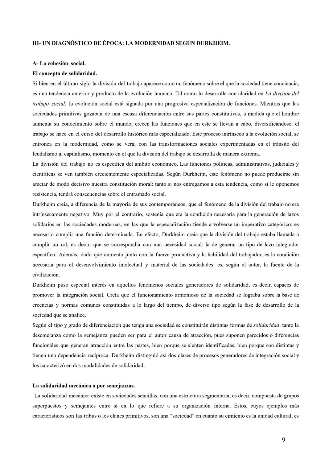 EL PENSAMIENTO DE ÉMILE DURKHEIM
Mariano Andrade y Rocio Otero.
I- CONTEXTO HISTÓRICO, ASPECTOS BIOGRÁFICOS Y ANTECEDENTES FILOSÓFICOS DEL
P