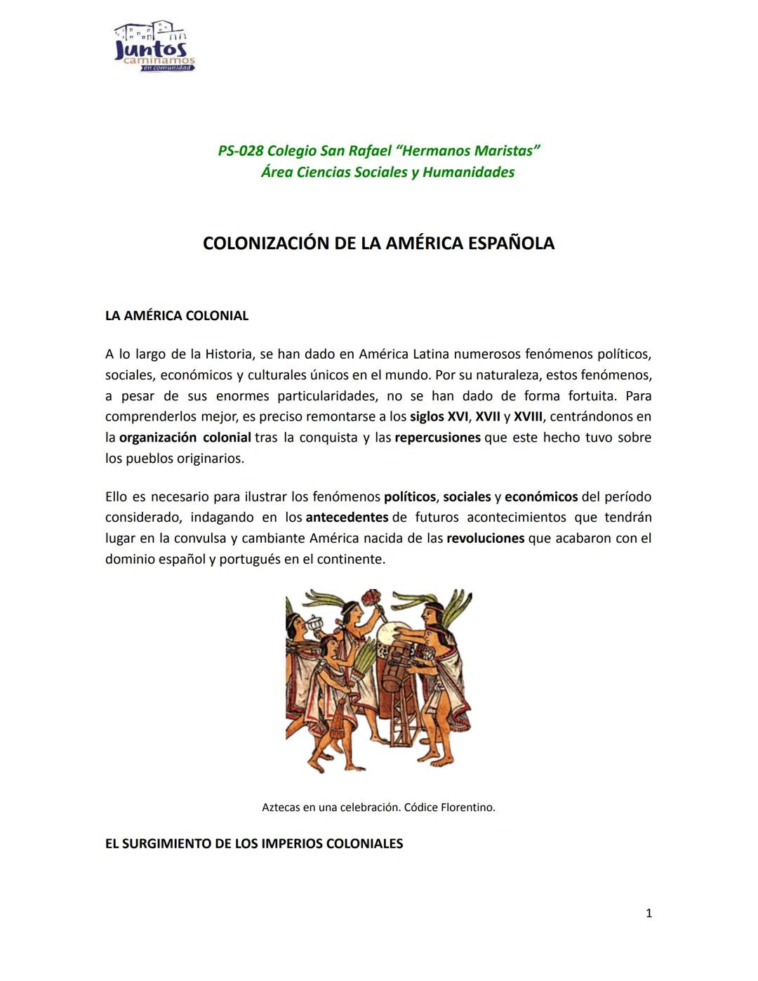 Colonización de la América Española