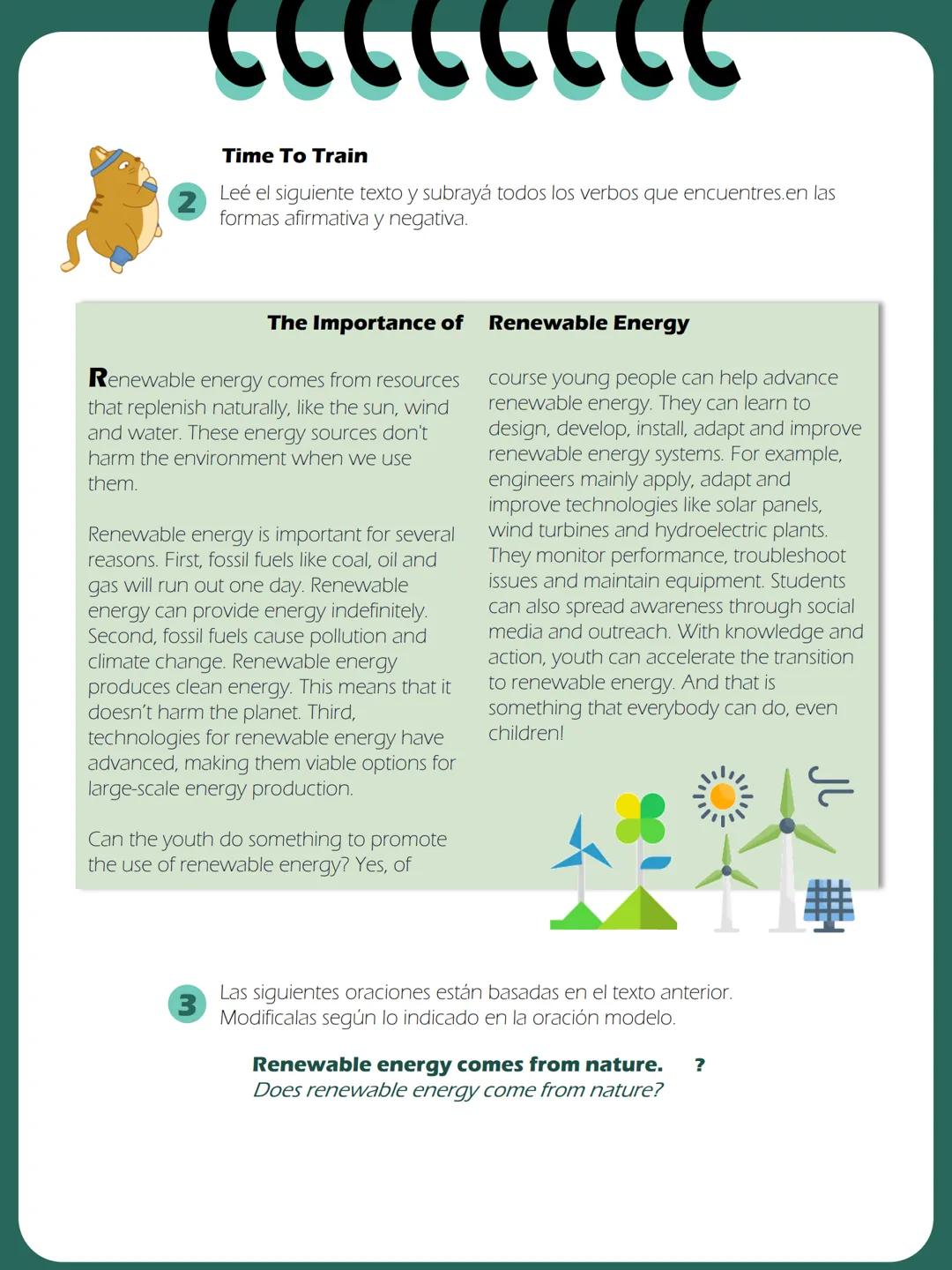 # TECHNICAL ENGLISH
Renewable Energy
Mr. Valdera
Technical School of Monte Hermoso Para comenzar...
Parts of the Speech
(Clases de Palabra