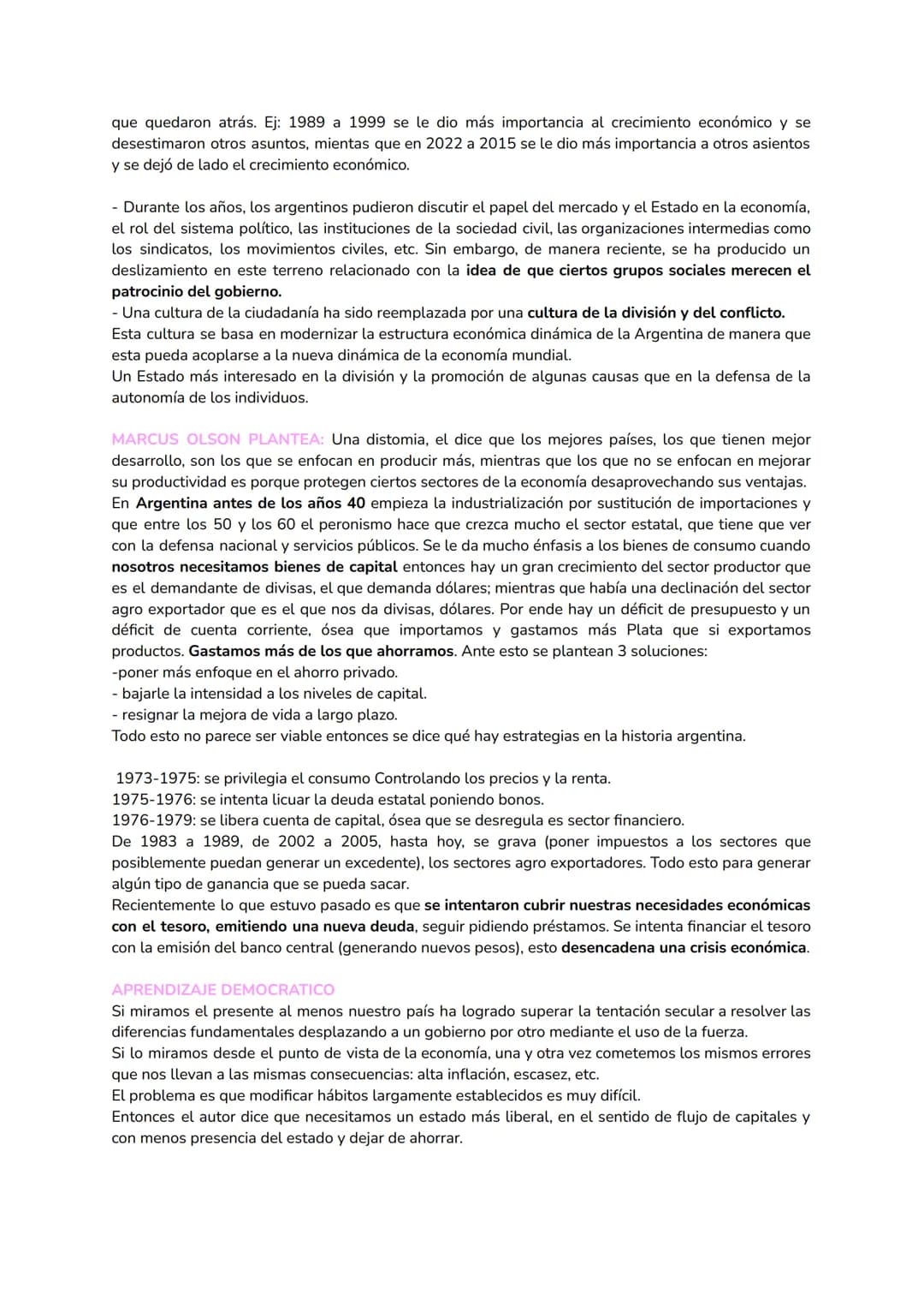 Segundo
Parcial Herramientas
CAPÍTULO 6: Democracias Delegativas
SURGIMIENTO DE LAS DEMOCRACIAS DELEGATIVAS
Durante el siglo XX las crisis e