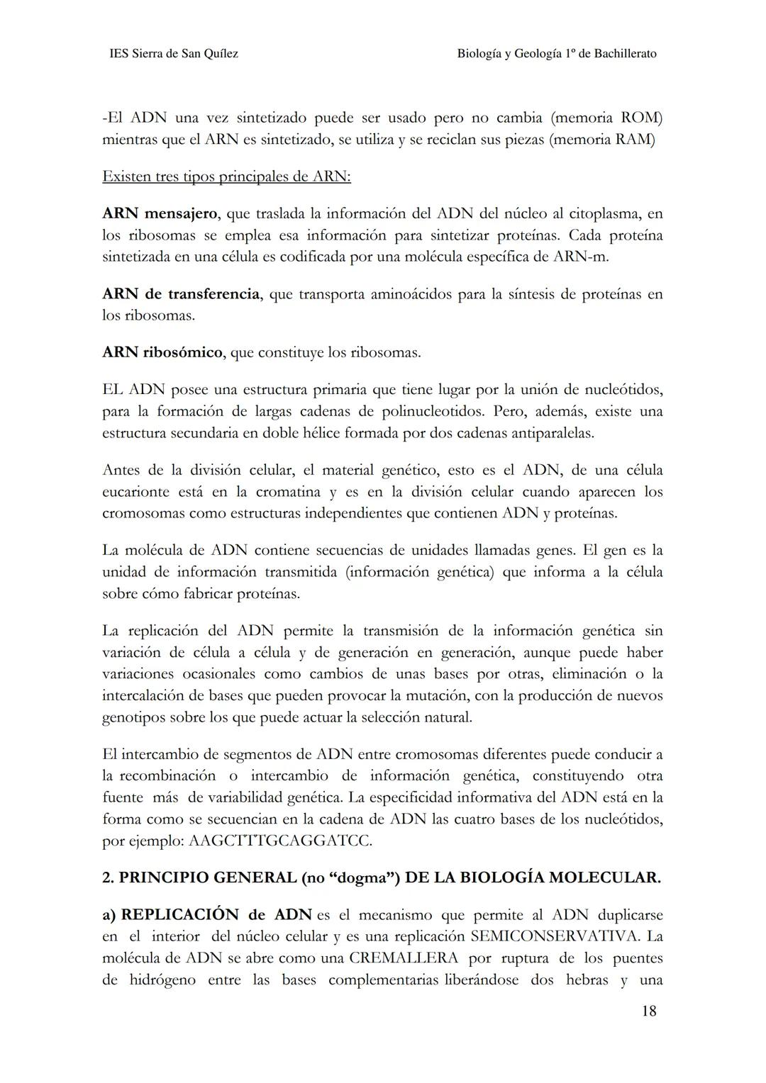 BIOLOGÍA Y
GEOLOGÍA 1º DE
BACHILLERATO
Bioelementos y biomoléculas:
composición química de la vida
IES Sierra de San Quílez
(Binéfar-Huesca)