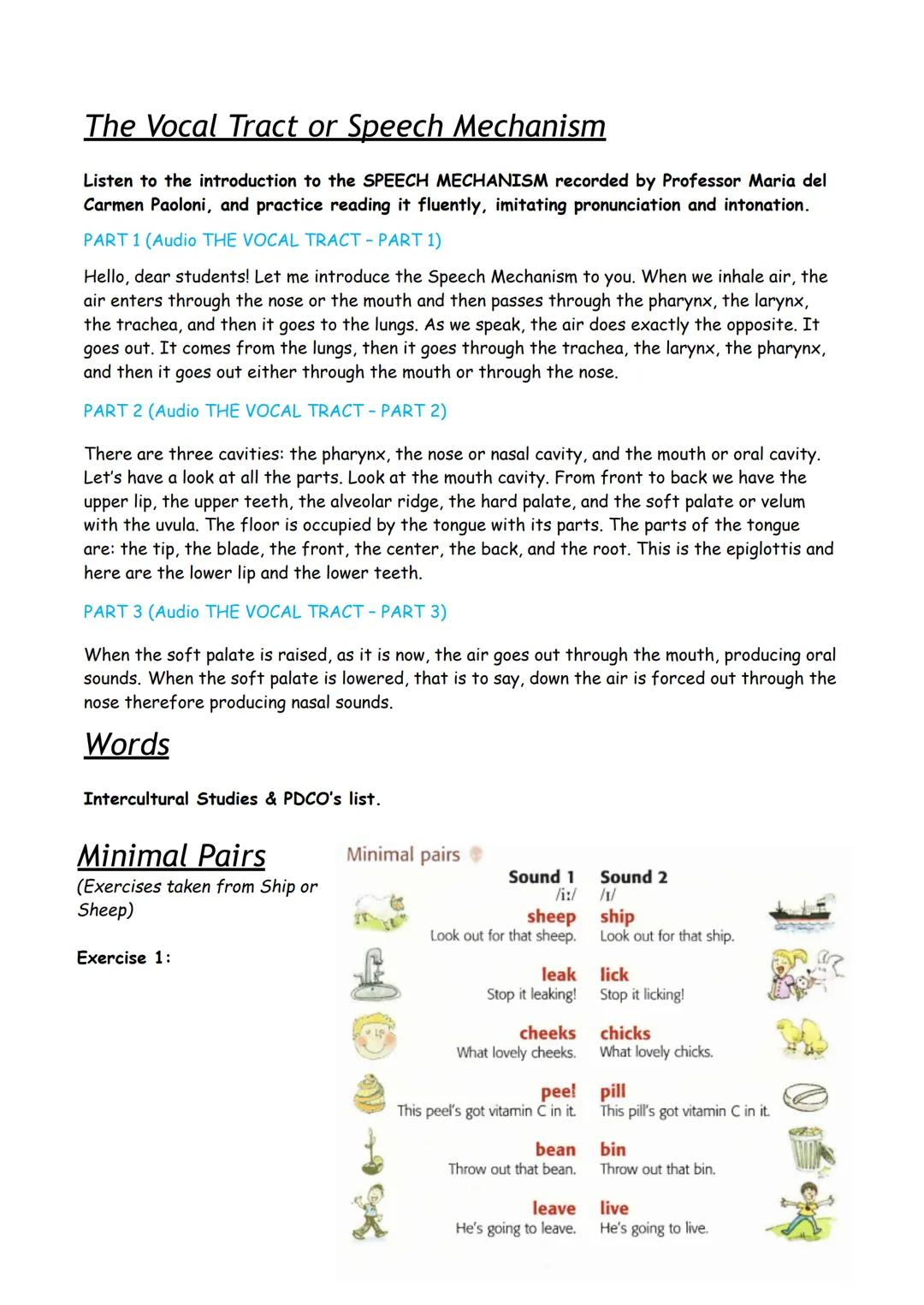 # UNIT 1
~~~ 
I.S.F.D. N°3 “DR. JULIO CÉSAR AVANZA Pronunciation Priorities
Read the extract from page 22 of Carley, Mees and Collins' boo