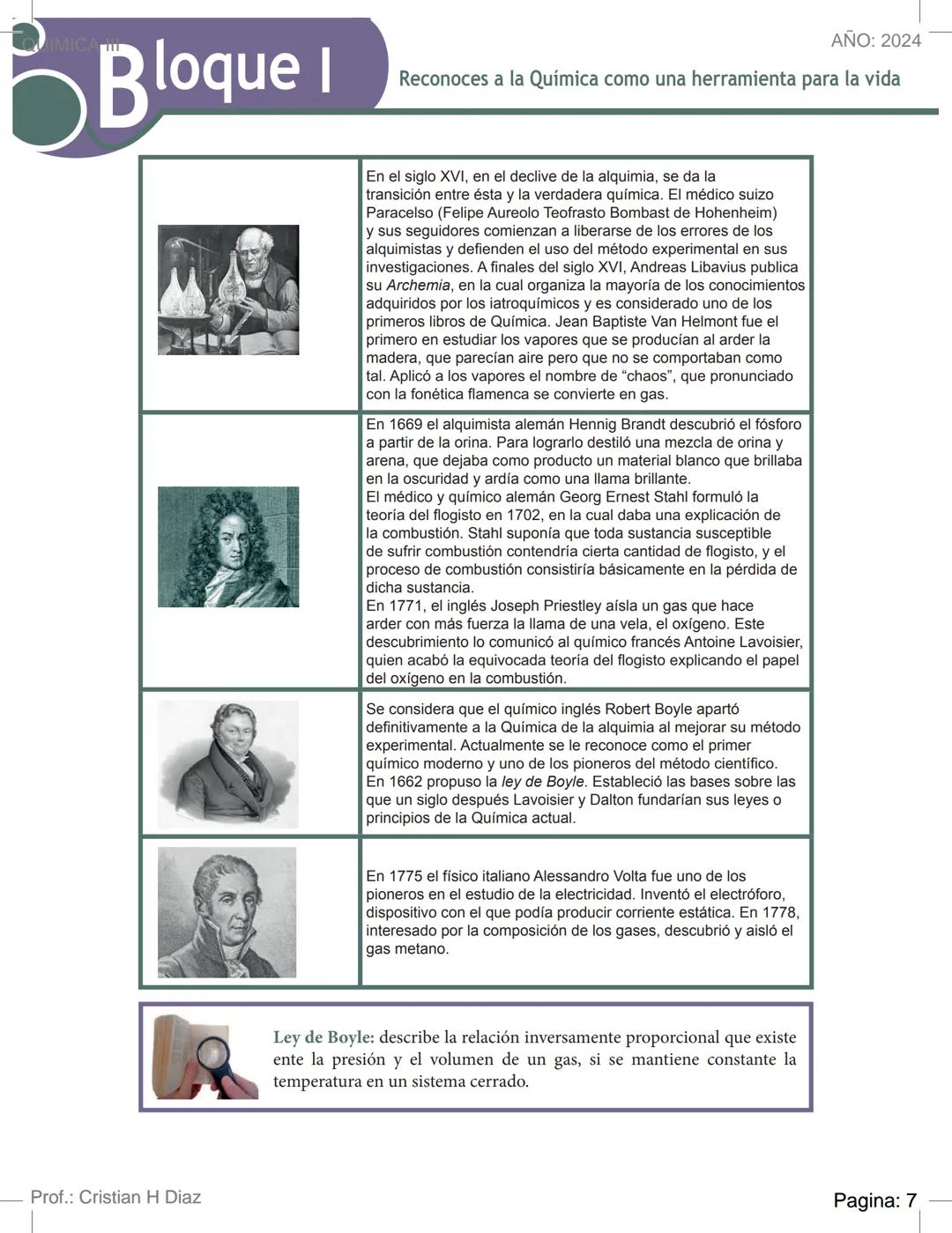 --- OCR Start ---
CA
ΑΝΟ: 2024
Bloque I
Reconoces a la Química como una herramienta para la vida
Aprende más
La Química
Concepto
La Química