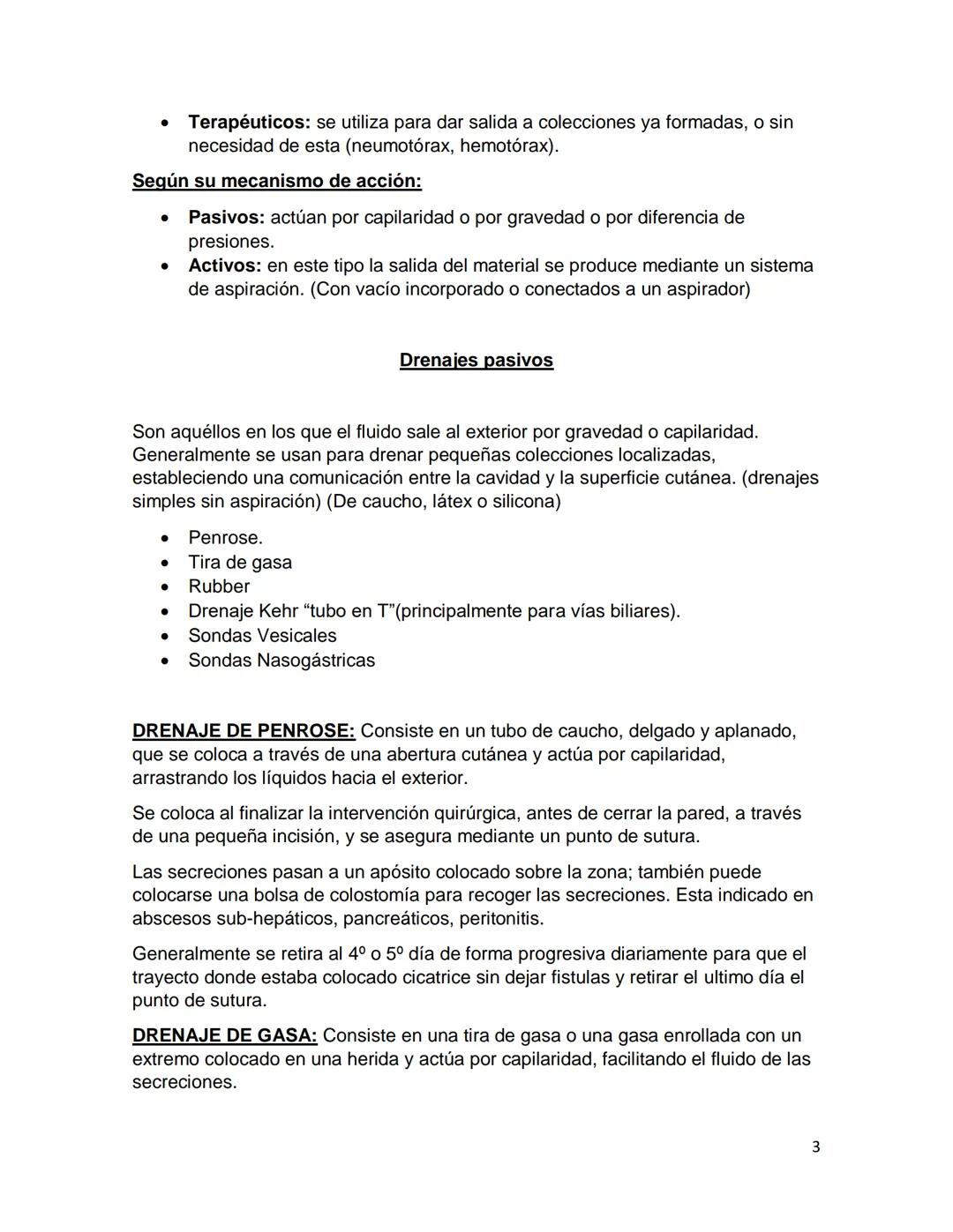 Drenajes manejo y cuidados de enfermería parte 1
Concepto de drenaje:
Todo tipo de maniobra y material destinados a la evacuación o derivaci