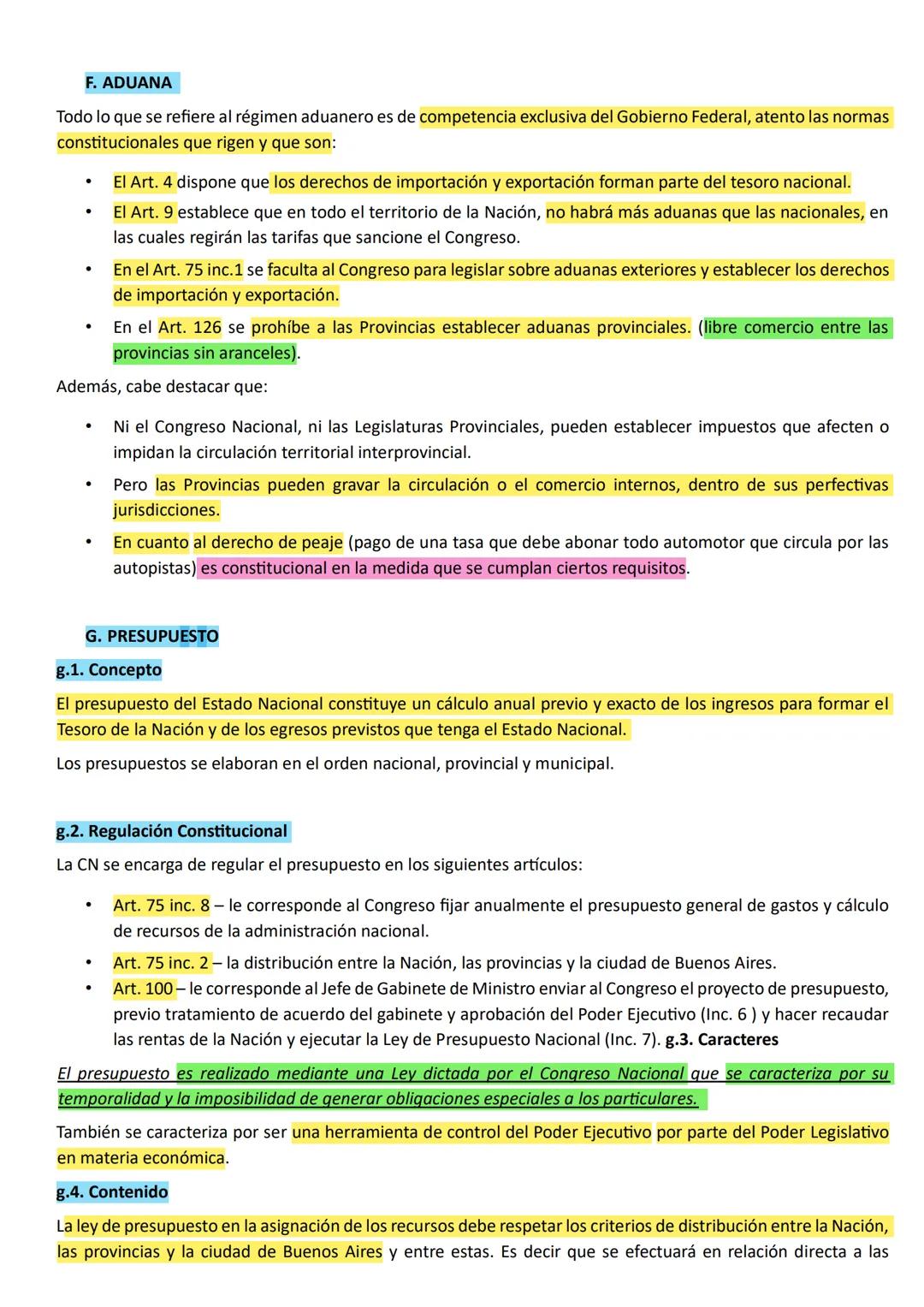 RESUMEN DERECHO CONSTITUCIONAL Y
ADMINISTRATIVO
(con orientación a ciencias económicas)
Resumen basado en el libro original de Lorenzo Danie