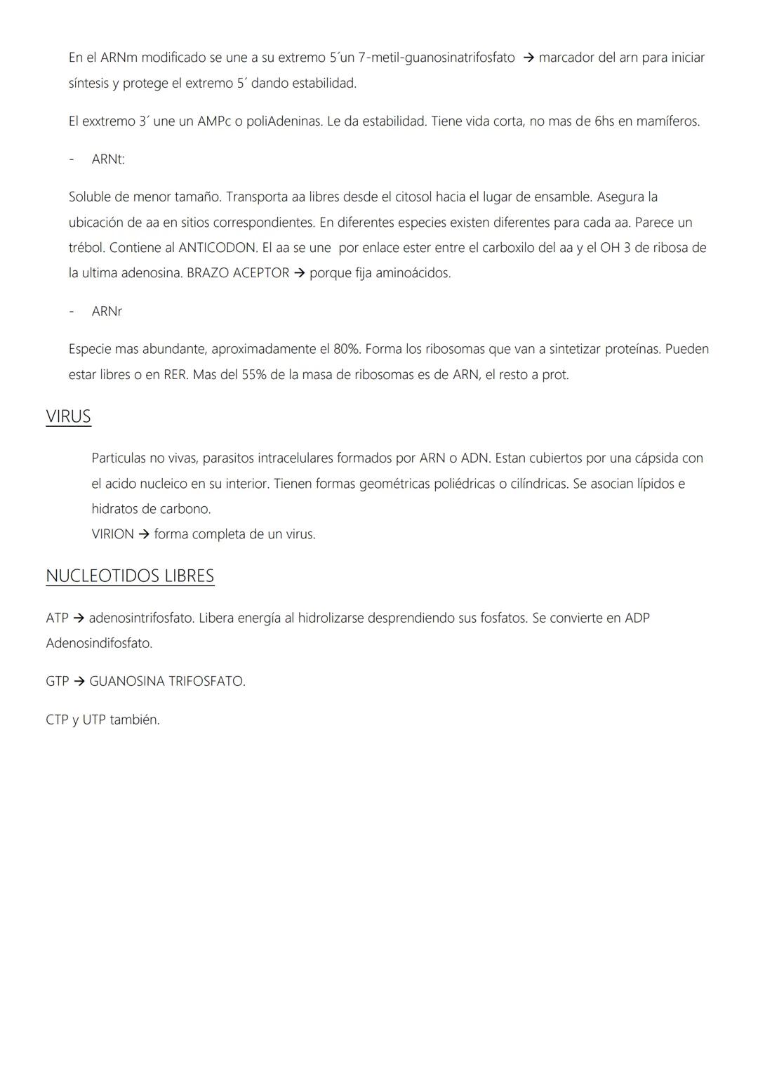 # ÁCIDOS NUCLEICOS.
* Generalidades de ácidos nucleicos
- Contienen C, H, N, O y carácter ácido. Se encuentran en todos los seres vivos.
-