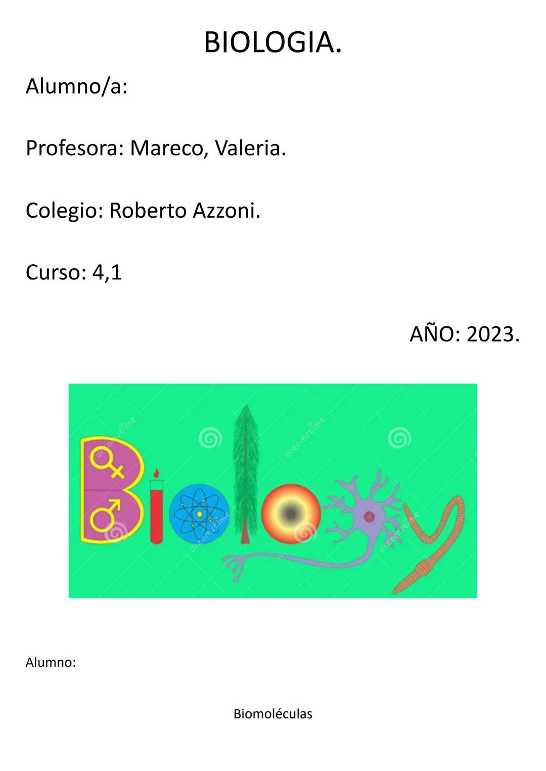 Biología hacer un mapa conceptual