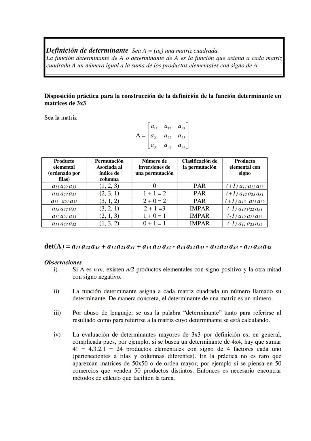 # FUNCIÓN DETERMINANTE
El determinante de una matriz cuadrada, es un número que brinda interesante información sobre la matriz; muestra inm