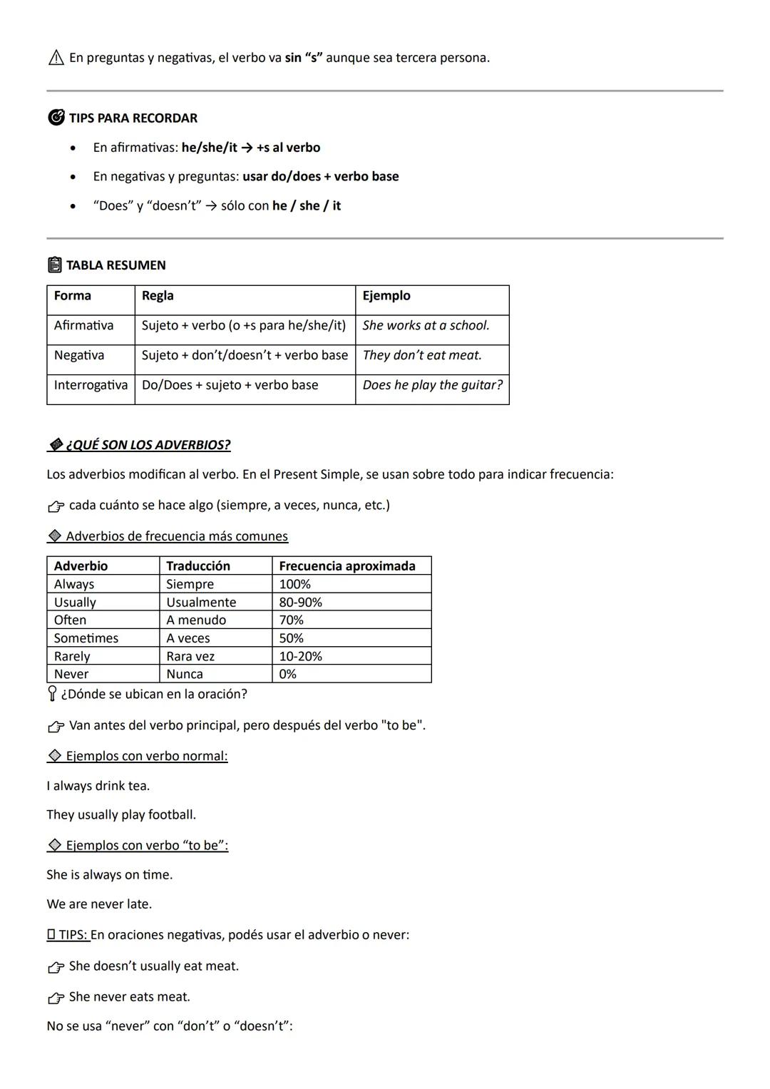 English # SUBJECT PRONOUNS
Los subject pronouns (pronombres personales sujeto) en inglés se usan para indicar quién realiza la acción en un