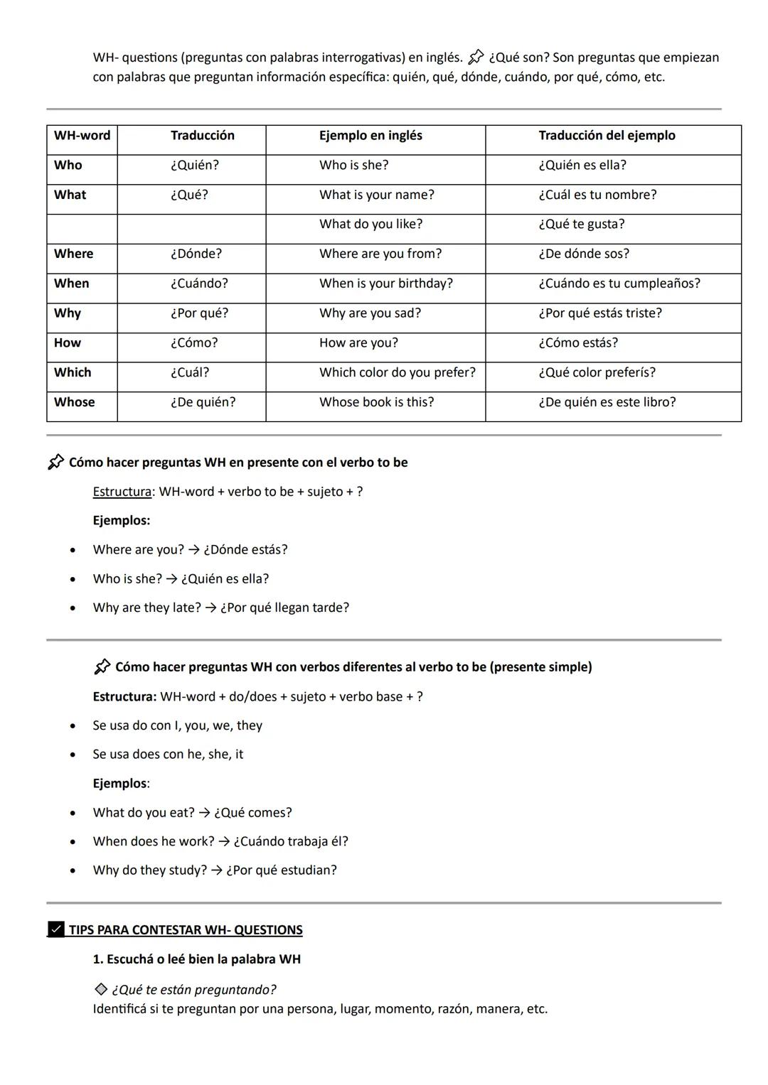 English # SUBJECT PRONOUNS
Los subject pronouns (pronombres personales sujeto) en inglés se usan para indicar quién realiza la acción en un