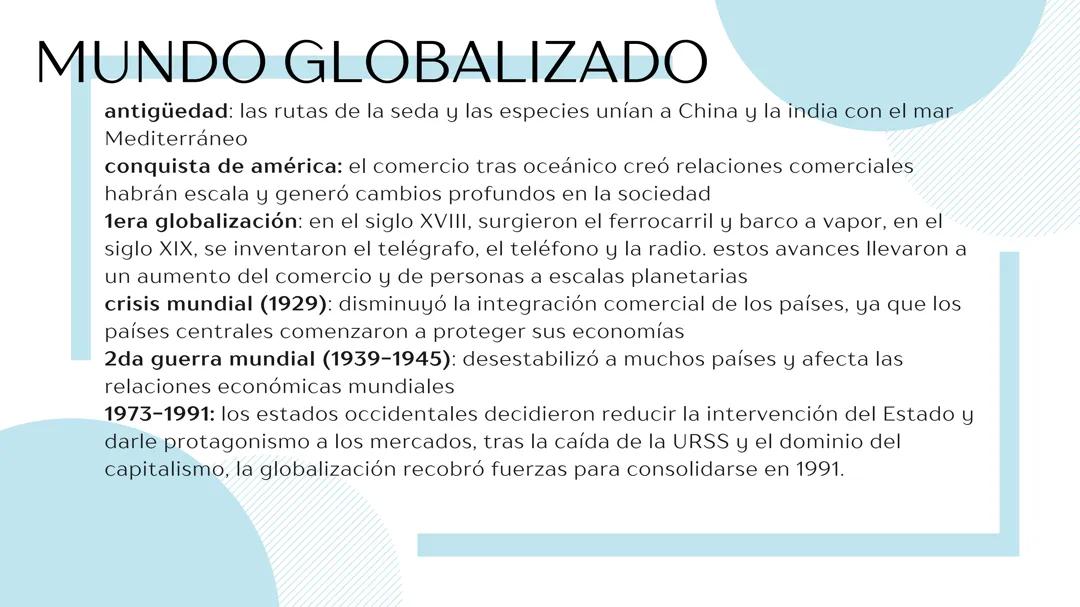 Mundo globalizado