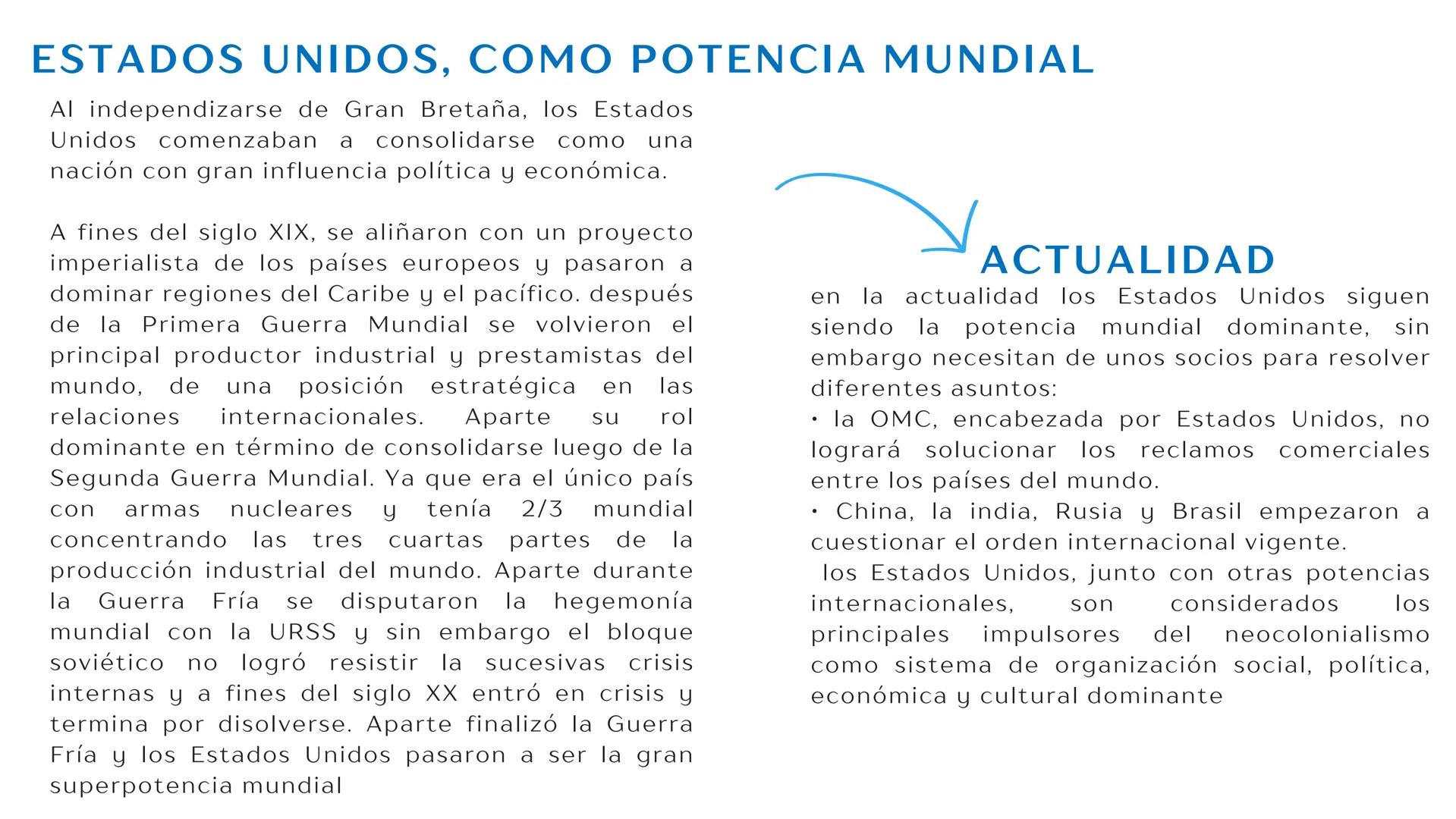 # MUNDO GLOBALIZADO
antigüedad: las rutas de la seda y las especies unían a China y la India con el mar Mediterráneo
conquista de américa: