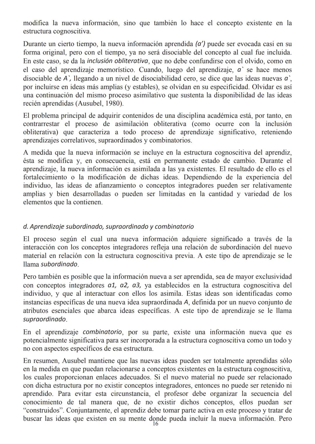 Lecciones
Manual de
Psicología
Educacional
Sexta edición actualizada
Violeta Arancibia C.
Paulina Herrera P.
Katherine Strasser S. EDICIONES