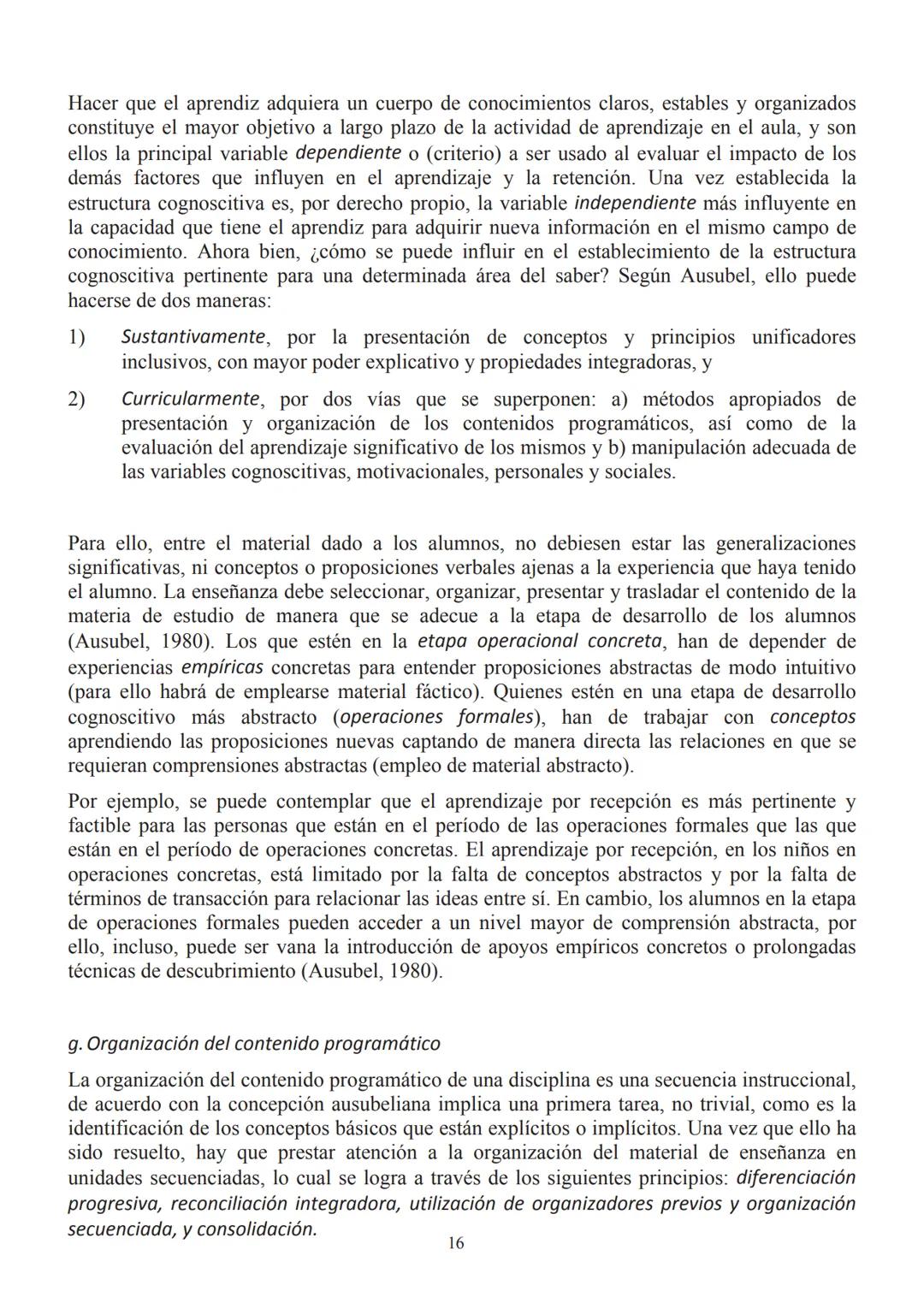 Lecciones
Manual de
Psicología
Educacional
Sexta edición actualizada
Violeta Arancibia C.
Paulina Herrera P.
Katherine Strasser S. EDICIONES