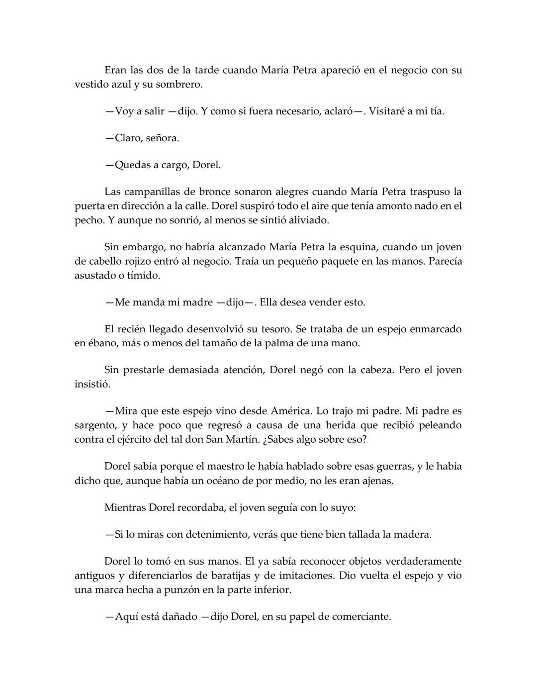 sm
PREMIO EL BARCO DE VAPOR
ILUSTRACIÓN MARIANA CHIESA
EL BARCO
El espejo
africano
Liliana Bodoc
DE VAPOR Esta es la historia de un espejo q