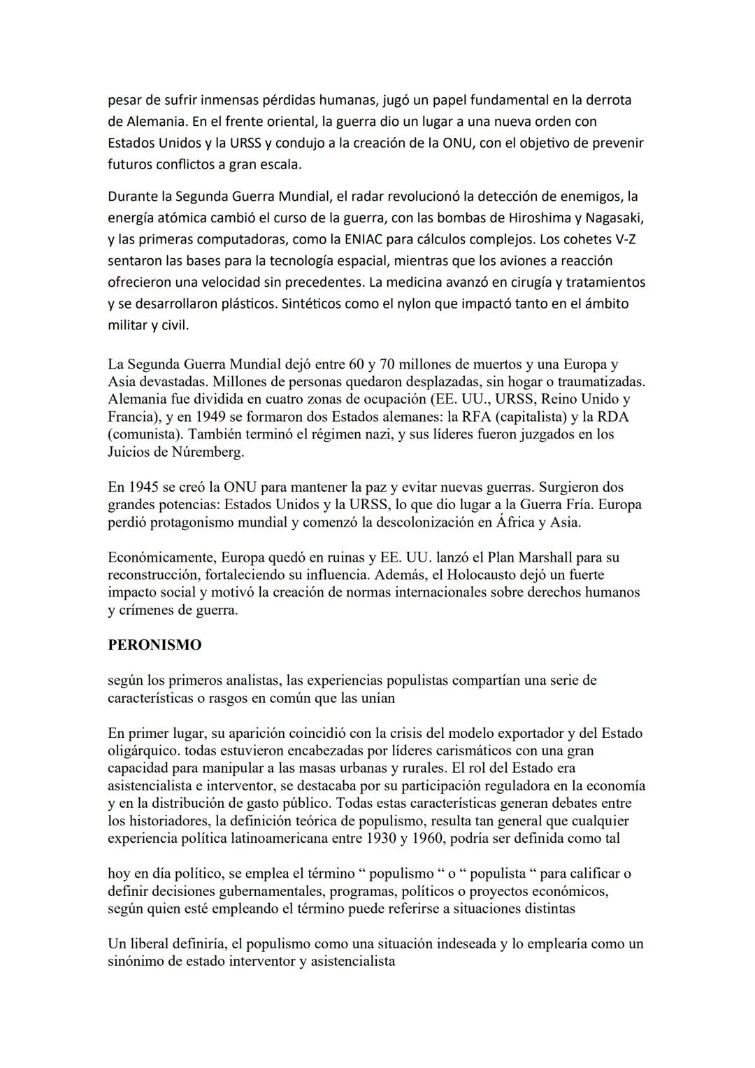 SEGUNDA GUERRA MUNDIAL
Los historiadores aún intentan comprender los motivos que llevaron a que en un
occidente que 20 años antes se había p