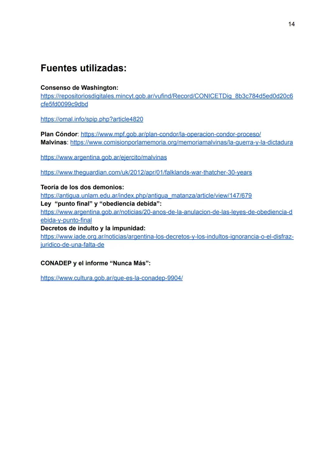 Trabajo de investigación con defensa oral:
Dictaduras de Latinoamérica.
Fecha de entrega: 23/06
Grupo: Marré, Di Salvo, Liendo y Labollita.