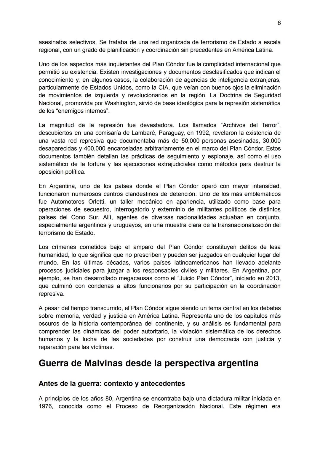 Trabajo de investigación con defensa oral:
Dictaduras de Latinoamérica.
Fecha de entrega: 23/06
Grupo: Marré, Di Salvo, Liendo y Labollita.