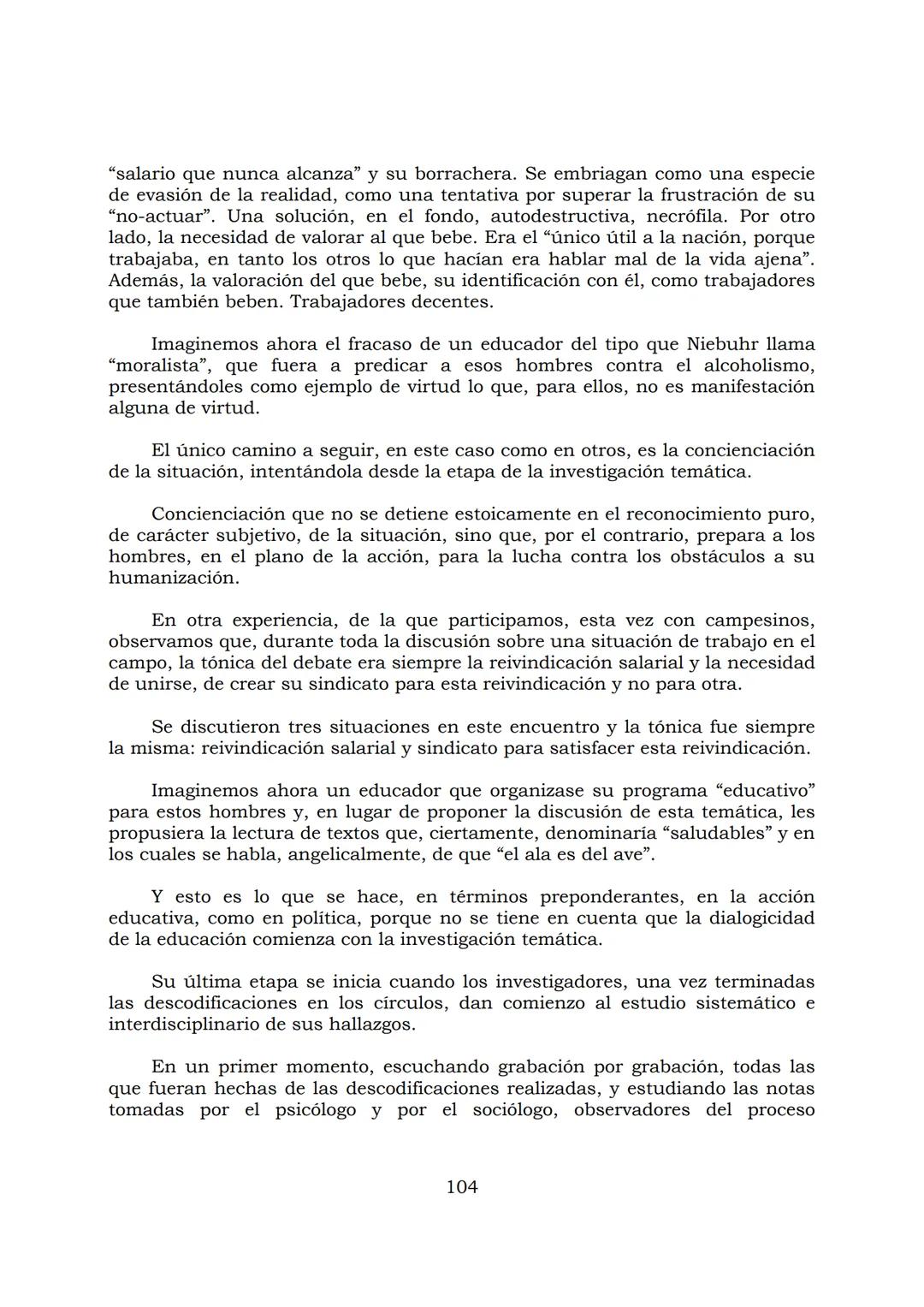 # PEDAGOGÍA DEL OPRIMIDO
Paulo Freire
1 INDICE
APRENDER A DECIR SU PALABRA. EL MÉTODO DE ALFABETIZACIÓN DEL
PROFESOR PAULO FREIRE, por ER