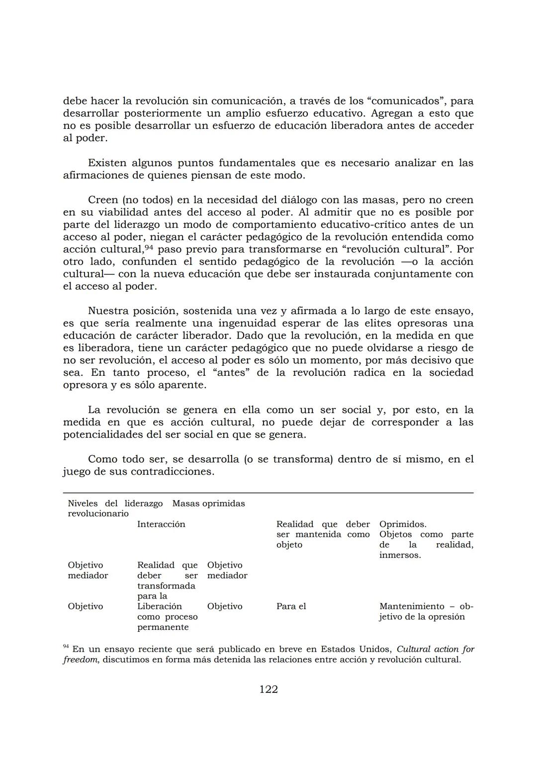 # PEDAGOGÍA DEL OPRIMIDO
Paulo Freire
1 INDICE
APRENDER A DECIR SU PALABRA. EL MÉTODO DE ALFABETIZACIÓN DEL
PROFESOR PAULO FREIRE, por ER