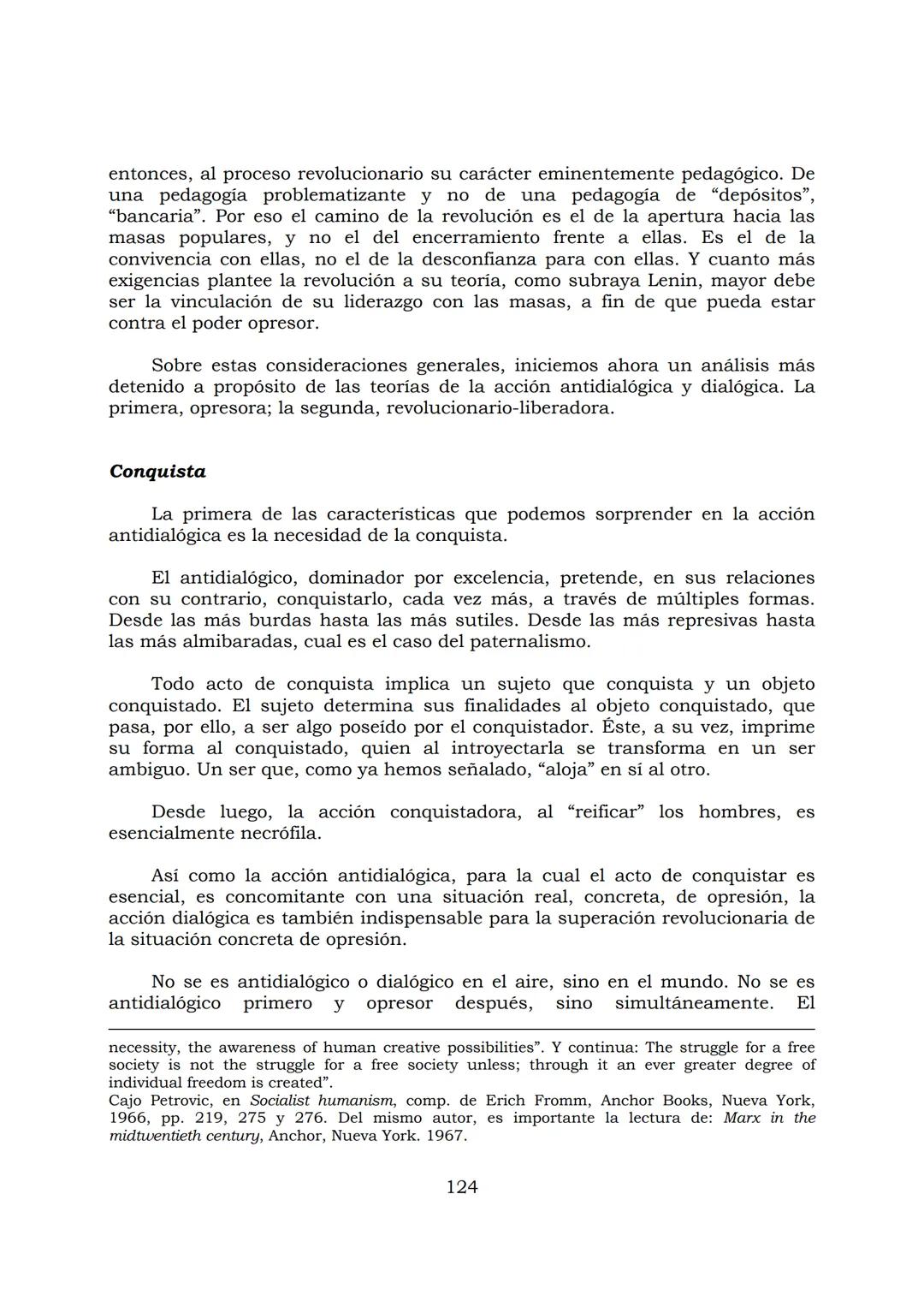 # PEDAGOGÍA DEL OPRIMIDO
Paulo Freire
1 INDICE
APRENDER A DECIR SU PALABRA. EL MÉTODO DE ALFABETIZACIÓN DEL
PROFESOR PAULO FREIRE, por ER