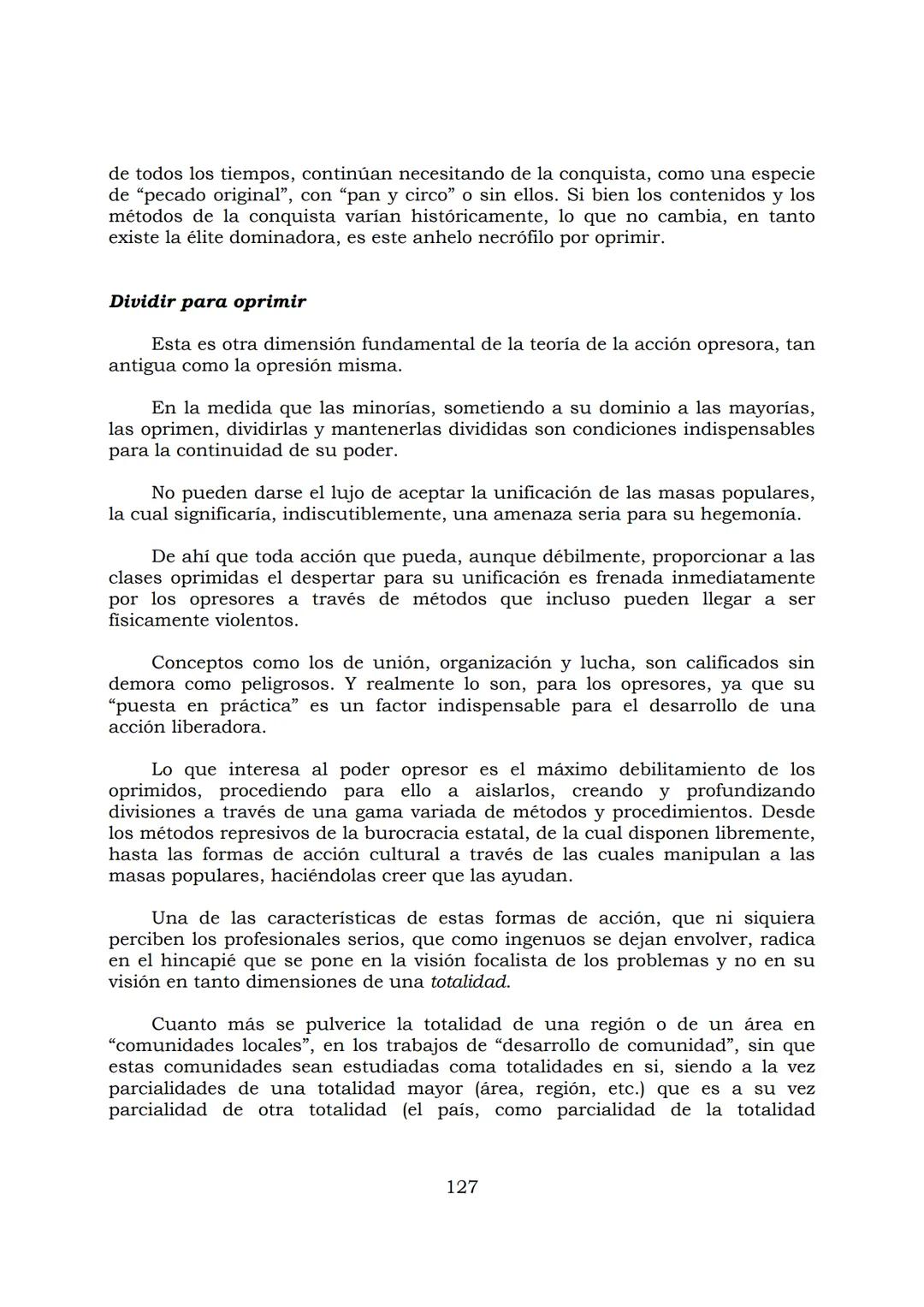 # PEDAGOGÍA DEL OPRIMIDO
Paulo Freire
1 INDICE
APRENDER A DECIR SU PALABRA. EL MÉTODO DE ALFABETIZACIÓN DEL
PROFESOR PAULO FREIRE, por ER