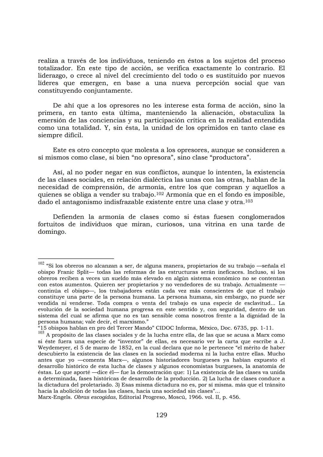 # PEDAGOGÍA DEL OPRIMIDO
Paulo Freire
1 INDICE
APRENDER A DECIR SU PALABRA. EL MÉTODO DE ALFABETIZACIÓN DEL
PROFESOR PAULO FREIRE, por ER