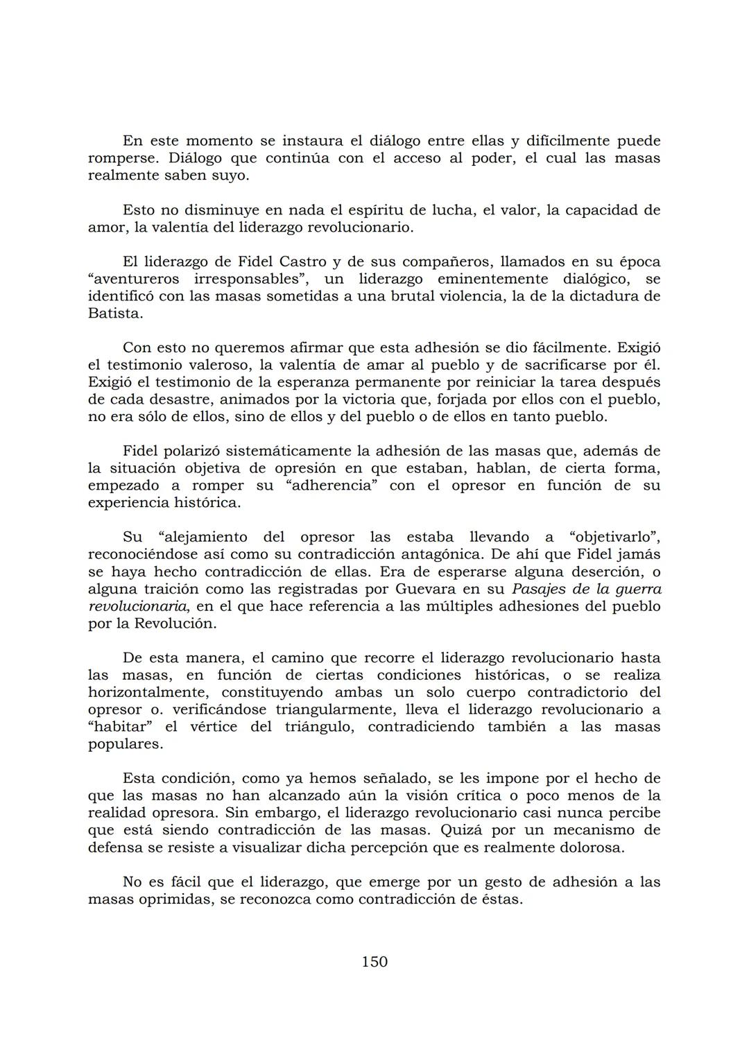 # PEDAGOGÍA DEL OPRIMIDO
Paulo Freire
1 INDICE
APRENDER A DECIR SU PALABRA. EL MÉTODO DE ALFABETIZACIÓN DEL
PROFESOR PAULO FREIRE, por ER