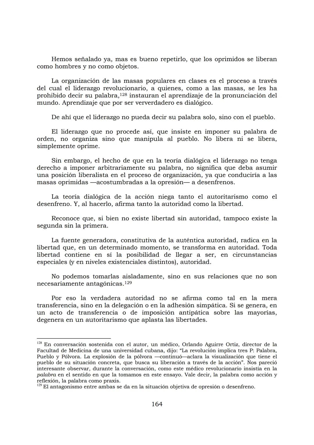 # PEDAGOGÍA DEL OPRIMIDO
Paulo Freire
1 INDICE
APRENDER A DECIR SU PALABRA. EL MÉTODO DE ALFABETIZACIÓN DEL
PROFESOR PAULO FREIRE, por ER