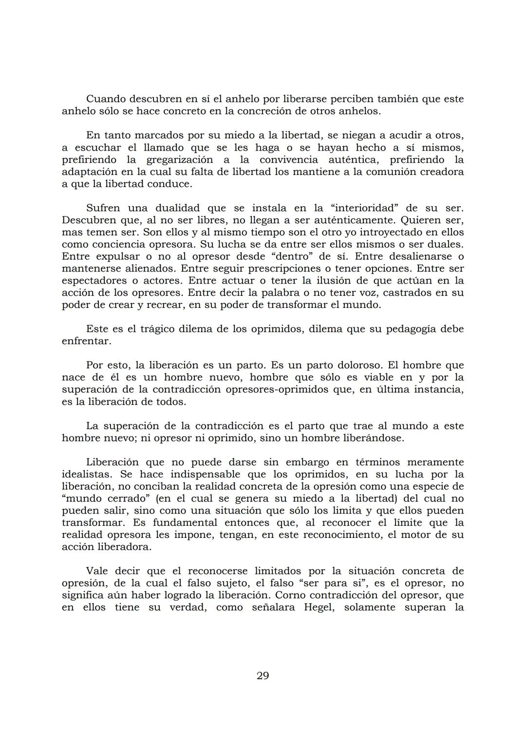 # PEDAGOGÍA DEL OPRIMIDO
Paulo Freire
1 INDICE
APRENDER A DECIR SU PALABRA. EL MÉTODO DE ALFABETIZACIÓN DEL
PROFESOR PAULO FREIRE, por ER