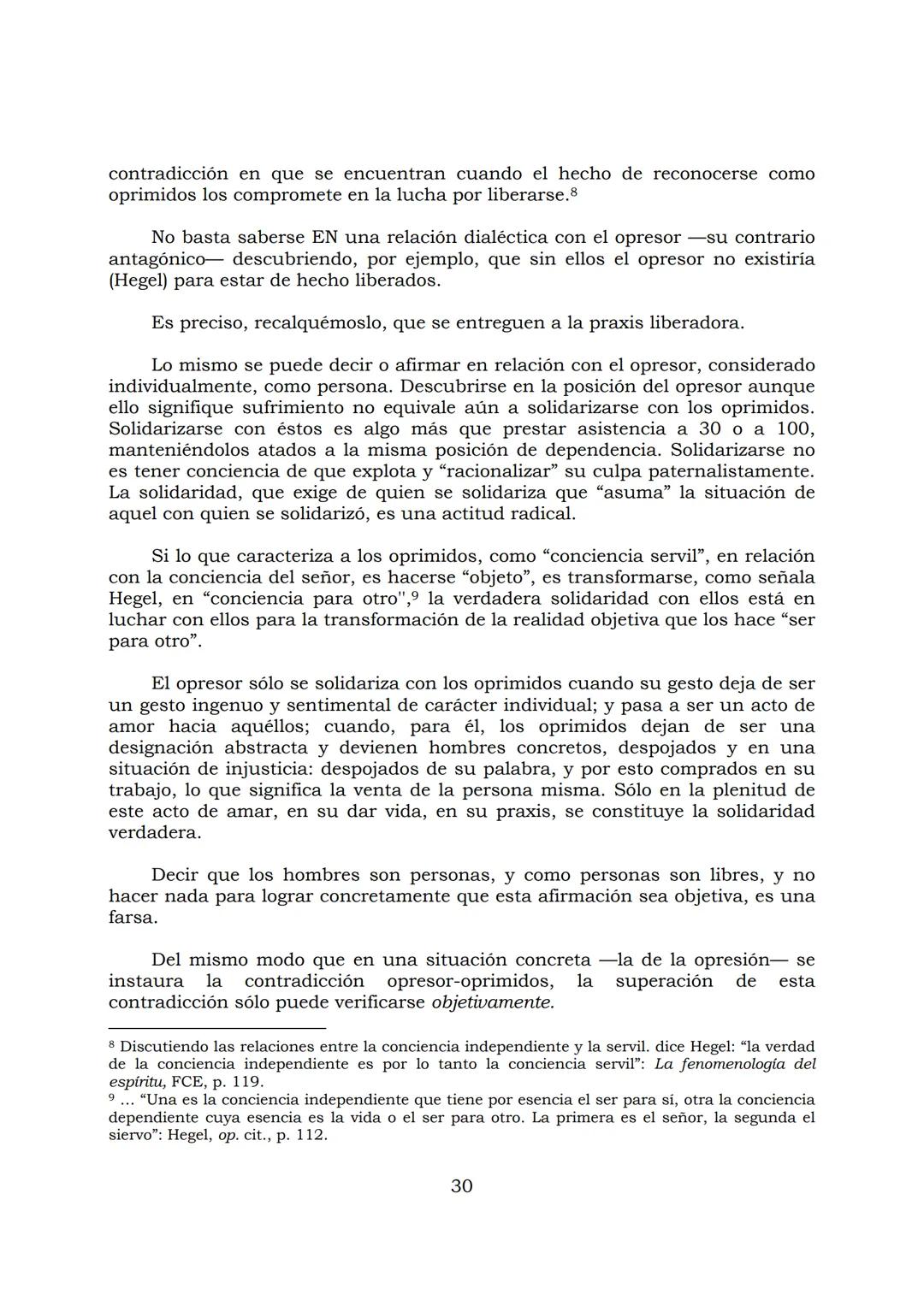 # PEDAGOGÍA DEL OPRIMIDO
Paulo Freire
1 INDICE
APRENDER A DECIR SU PALABRA. EL MÉTODO DE ALFABETIZACIÓN DEL
PROFESOR PAULO FREIRE, por ER