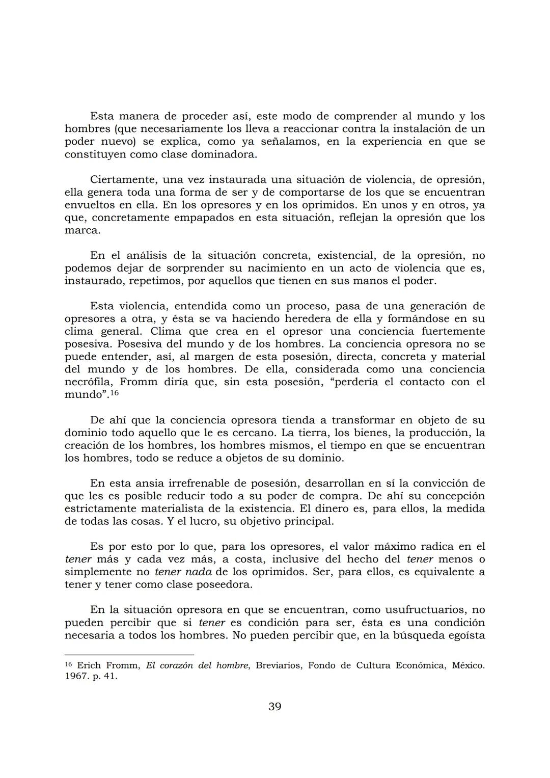 # PEDAGOGÍA DEL OPRIMIDO
Paulo Freire
1 INDICE
APRENDER A DECIR SU PALABRA. EL MÉTODO DE ALFABETIZACIÓN DEL
PROFESOR PAULO FREIRE, por ER