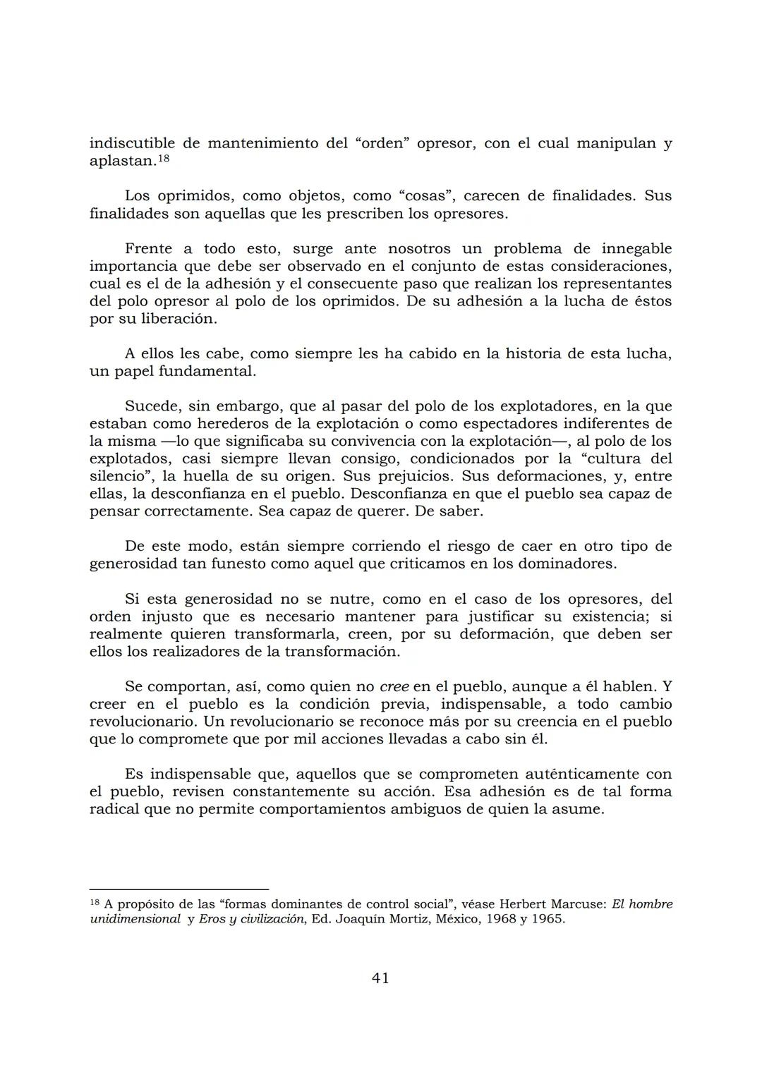 # PEDAGOGÍA DEL OPRIMIDO
Paulo Freire
1 INDICE
APRENDER A DECIR SU PALABRA. EL MÉTODO DE ALFABETIZACIÓN DEL
PROFESOR PAULO FREIRE, por ER