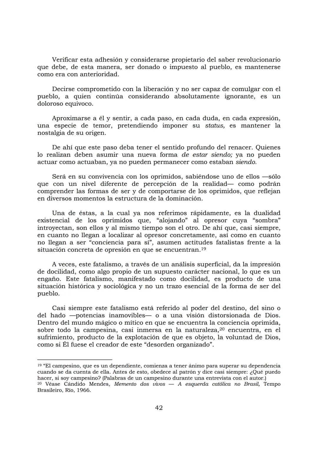 # PEDAGOGÍA DEL OPRIMIDO
Paulo Freire
1 INDICE
APRENDER A DECIR SU PALABRA. EL MÉTODO DE ALFABETIZACIÓN DEL
PROFESOR PAULO FREIRE, por ER