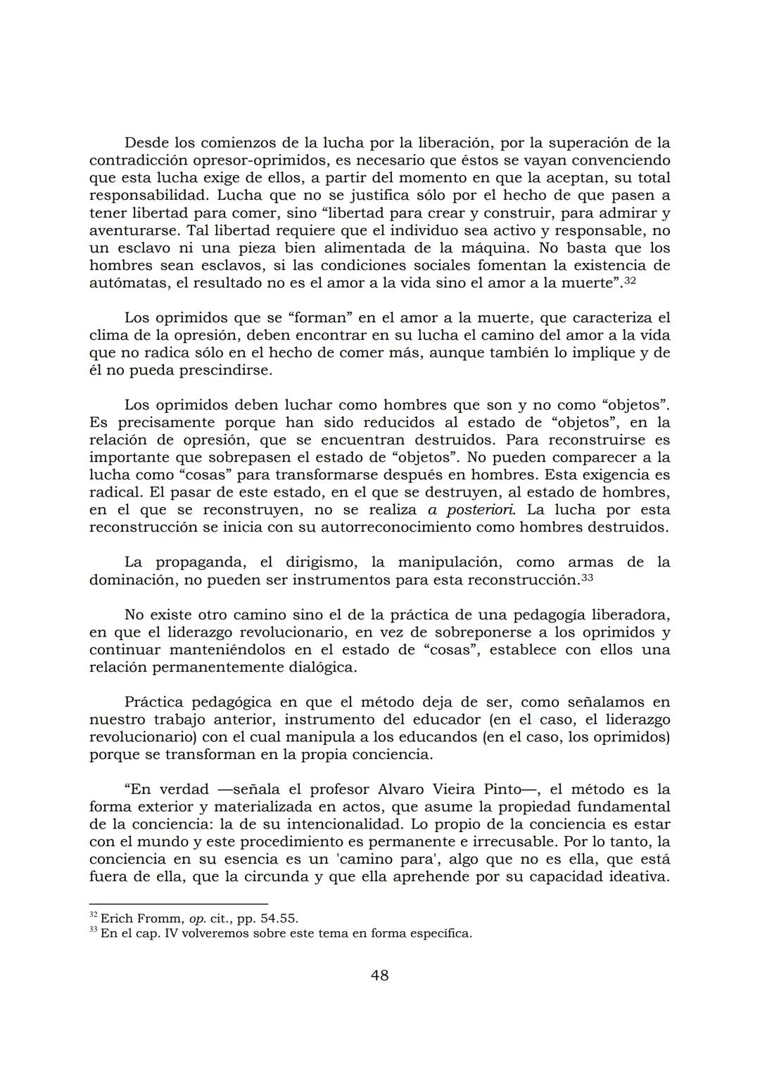 # PEDAGOGÍA DEL OPRIMIDO
Paulo Freire
1 INDICE
APRENDER A DECIR SU PALABRA. EL MÉTODO DE ALFABETIZACIÓN DEL
PROFESOR PAULO FREIRE, por ER