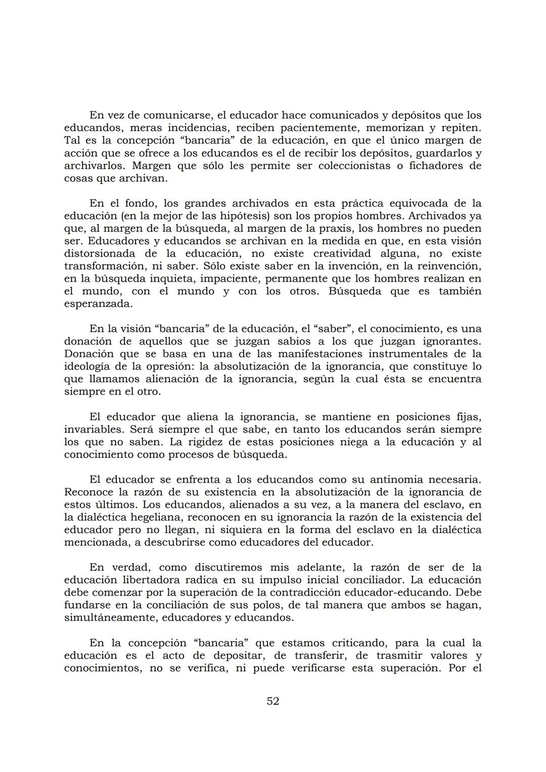 # PEDAGOGÍA DEL OPRIMIDO
Paulo Freire
1 INDICE
APRENDER A DECIR SU PALABRA. EL MÉTODO DE ALFABETIZACIÓN DEL
PROFESOR PAULO FREIRE, por ER