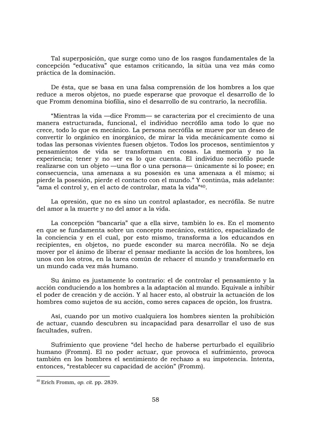 # PEDAGOGÍA DEL OPRIMIDO
Paulo Freire
1 INDICE
APRENDER A DECIR SU PALABRA. EL MÉTODO DE ALFABETIZACIÓN DEL
PROFESOR PAULO FREIRE, por ER