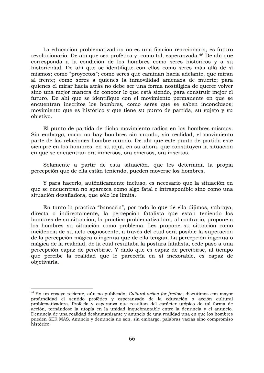 # PEDAGOGÍA DEL OPRIMIDO
Paulo Freire
1 INDICE
APRENDER A DECIR SU PALABRA. EL MÉTODO DE ALFABETIZACIÓN DEL
PROFESOR PAULO FREIRE, por ER