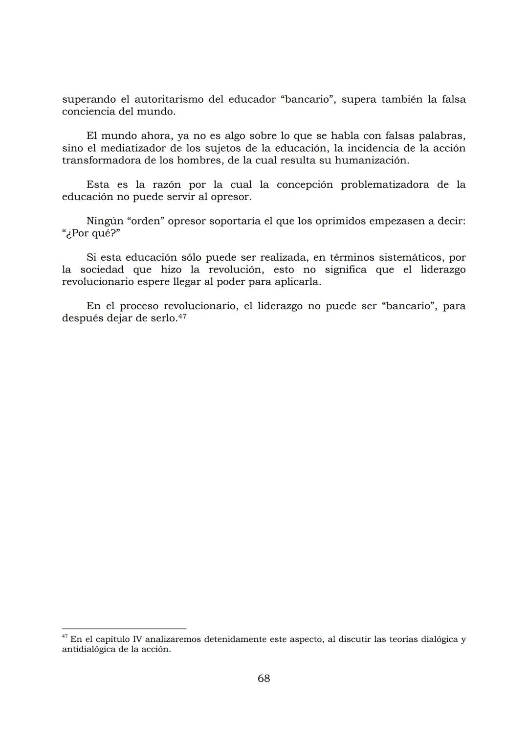 # PEDAGOGÍA DEL OPRIMIDO
Paulo Freire
1 INDICE
APRENDER A DECIR SU PALABRA. EL MÉTODO DE ALFABETIZACIÓN DEL
PROFESOR PAULO FREIRE, por ER